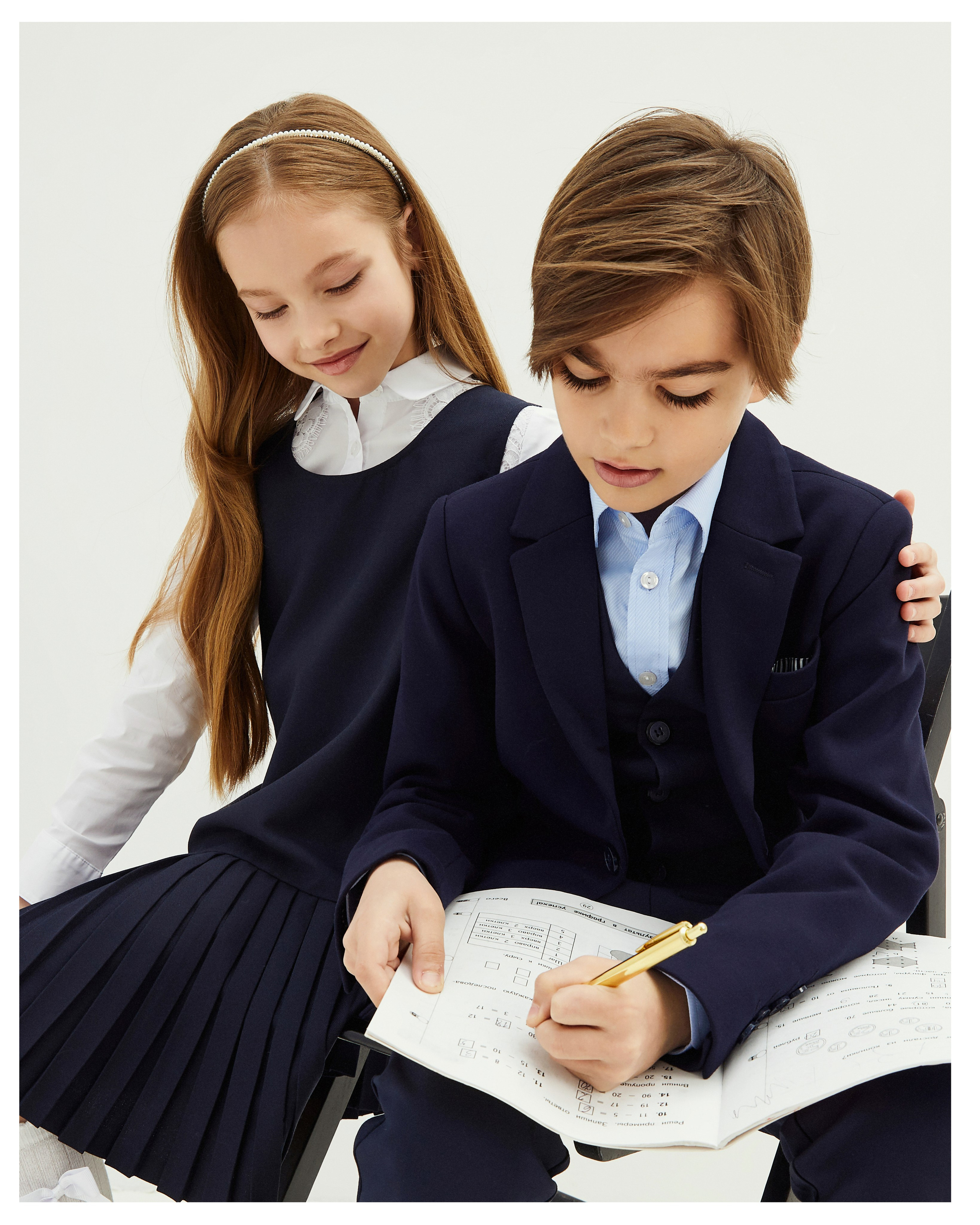 Shooting for a school clothing brand. Abdrshin Valeriy photographer