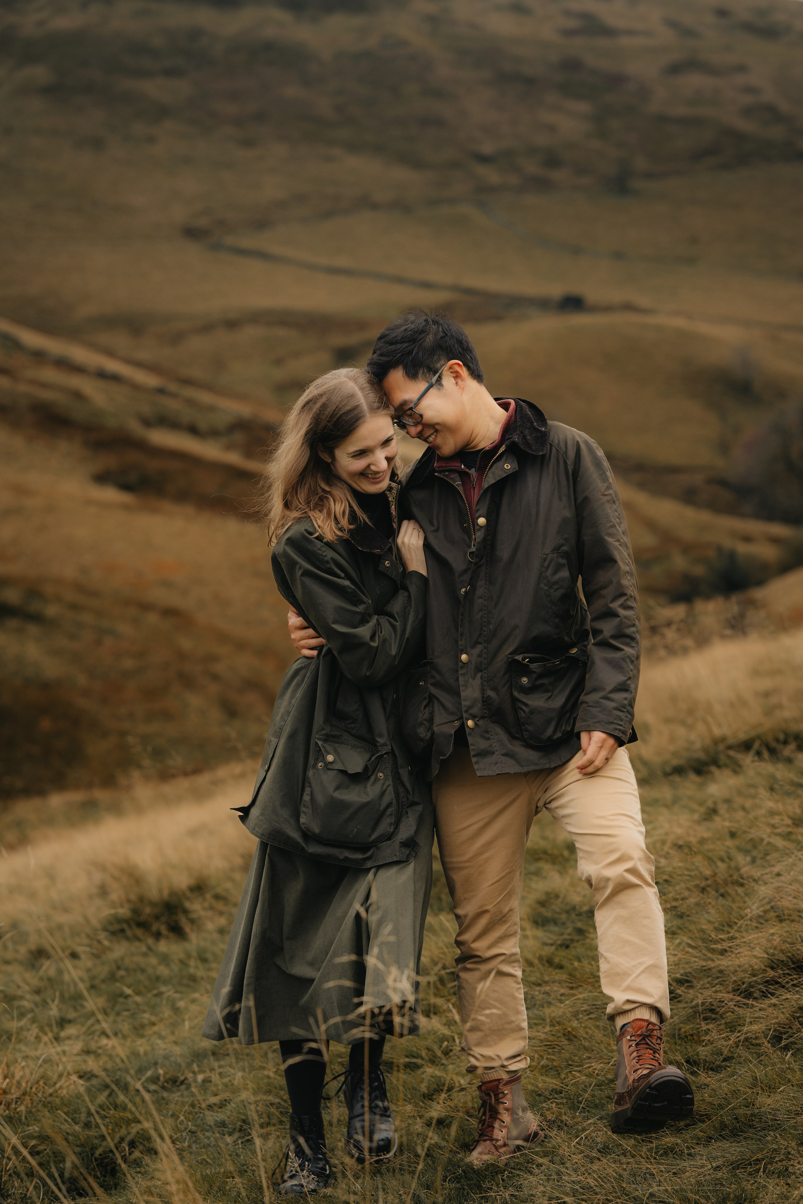 L & C in Peak District. Tania Gandrabur, photographer in West Midlands, England