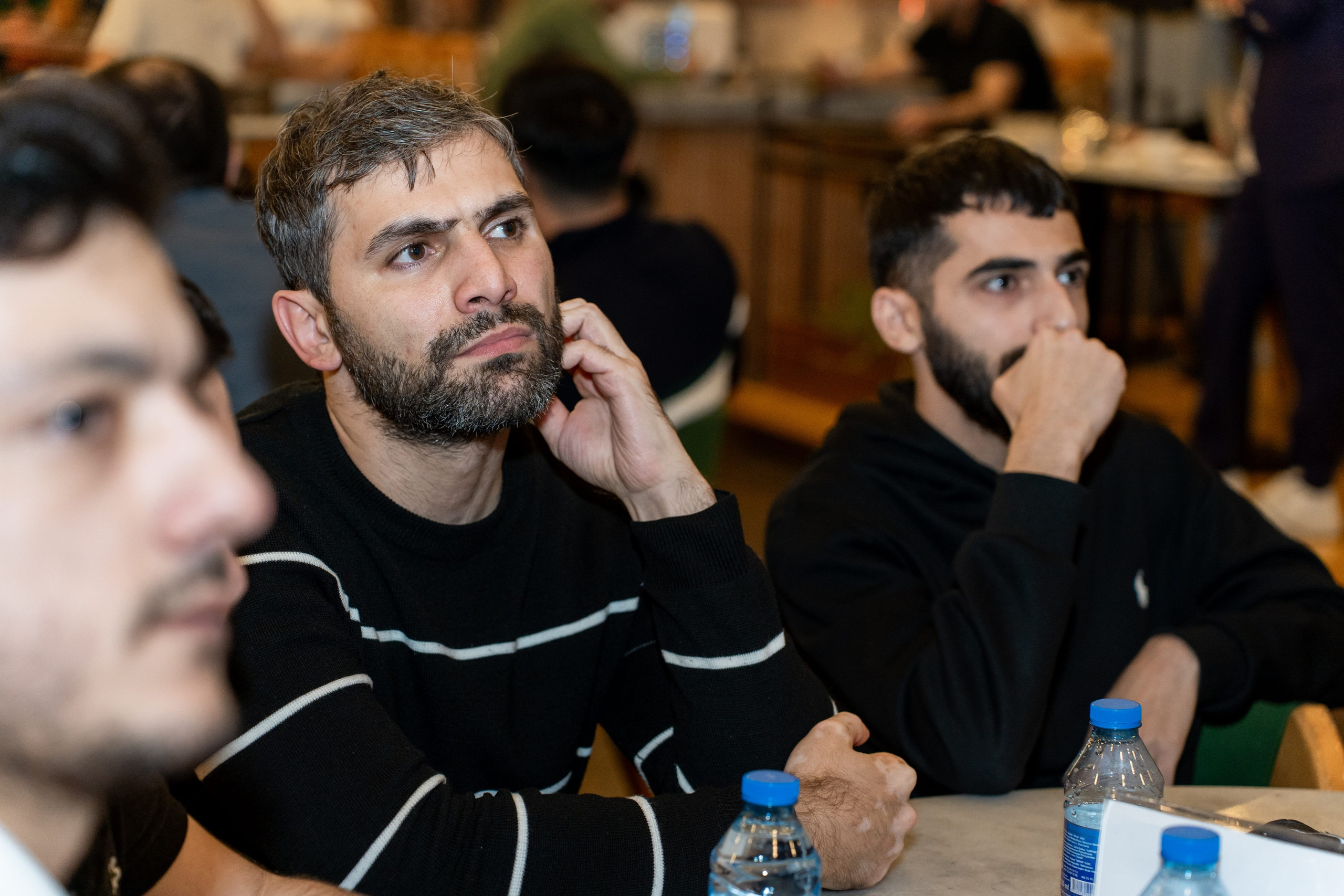 Azəronline şirkətinin əməkdaşlarının “Nə? Harada? Nə zaman?” oyunu. Fotoqraf Vəli Məmmədov