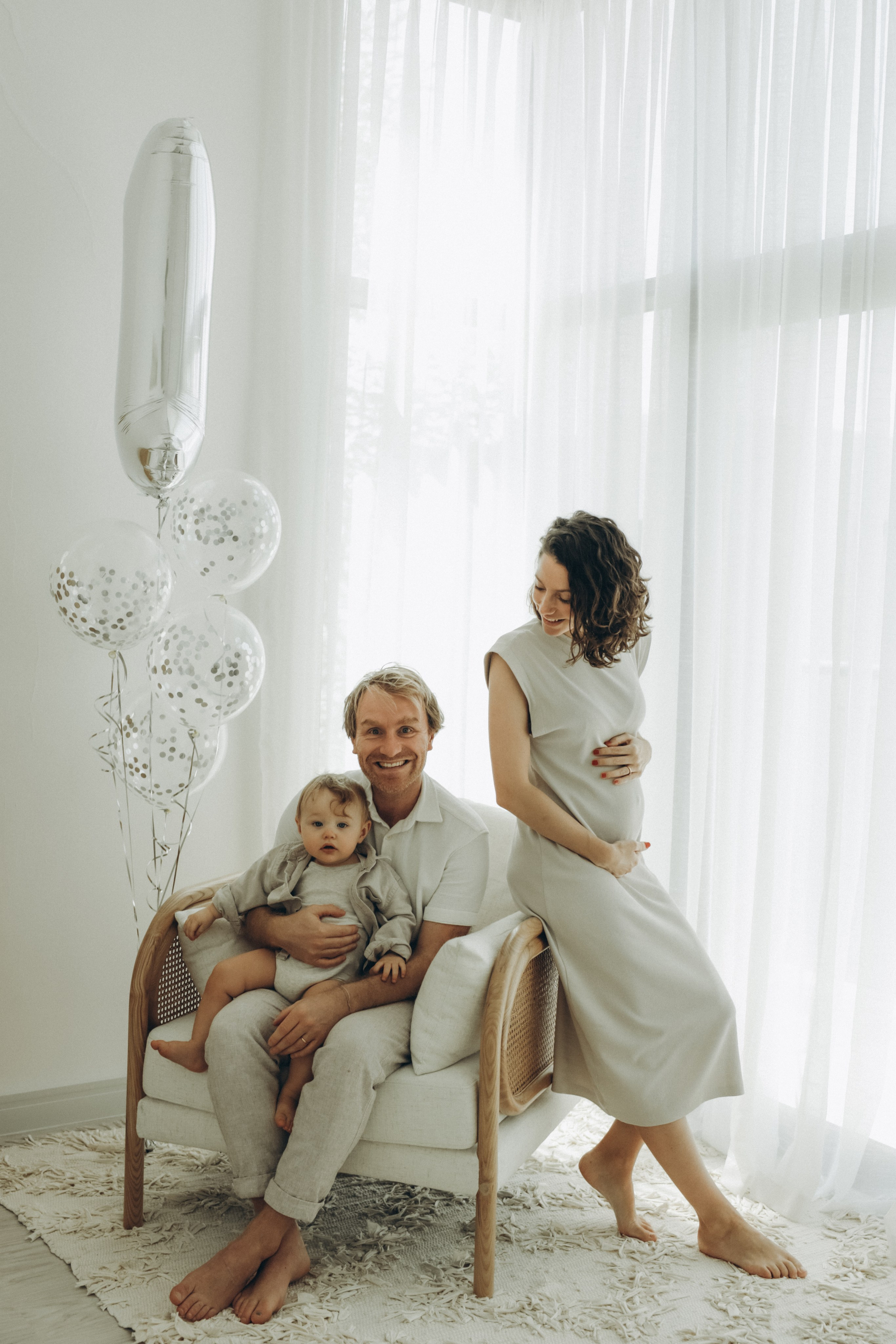 Mahault is 1. Family Photographer in Dubai