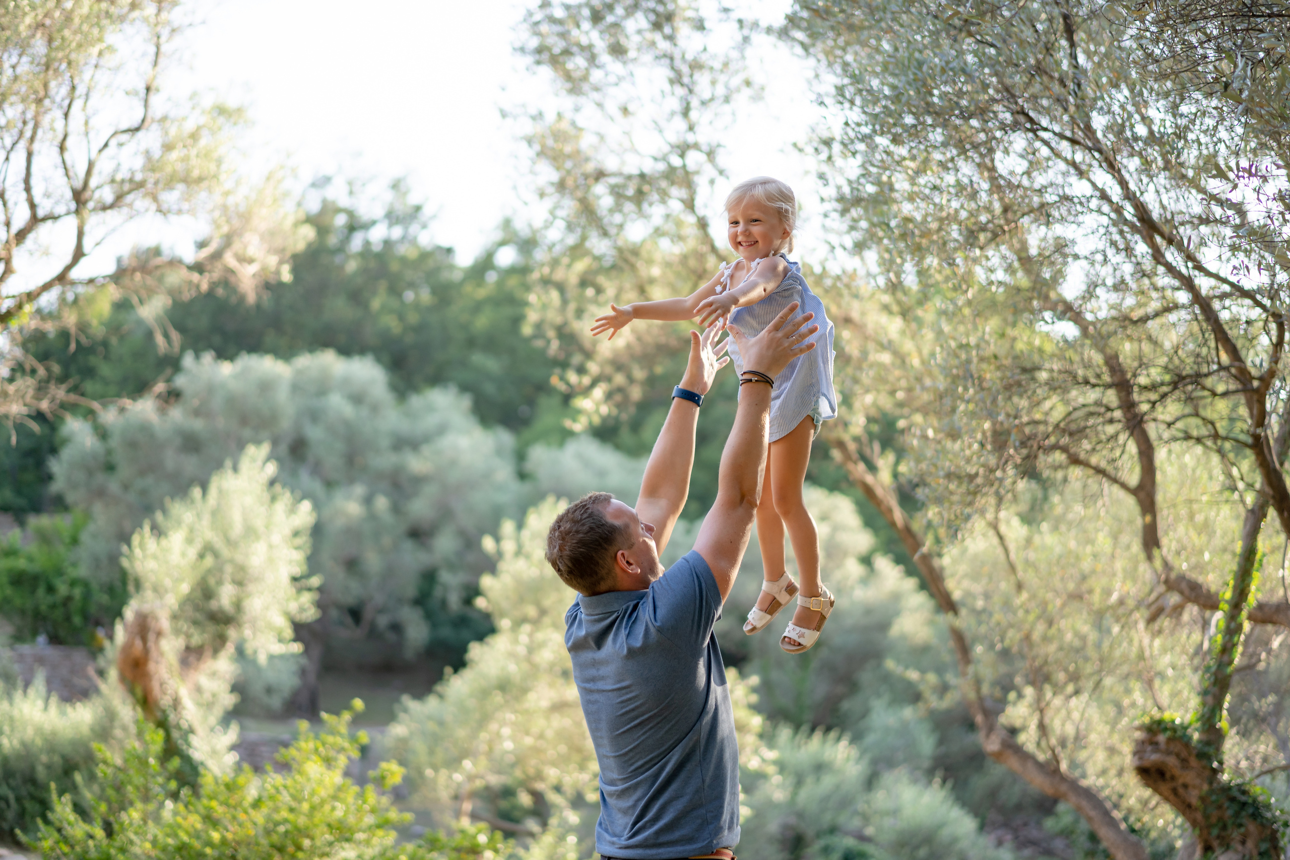 Milocer parkında aile fotoğraf çekimi