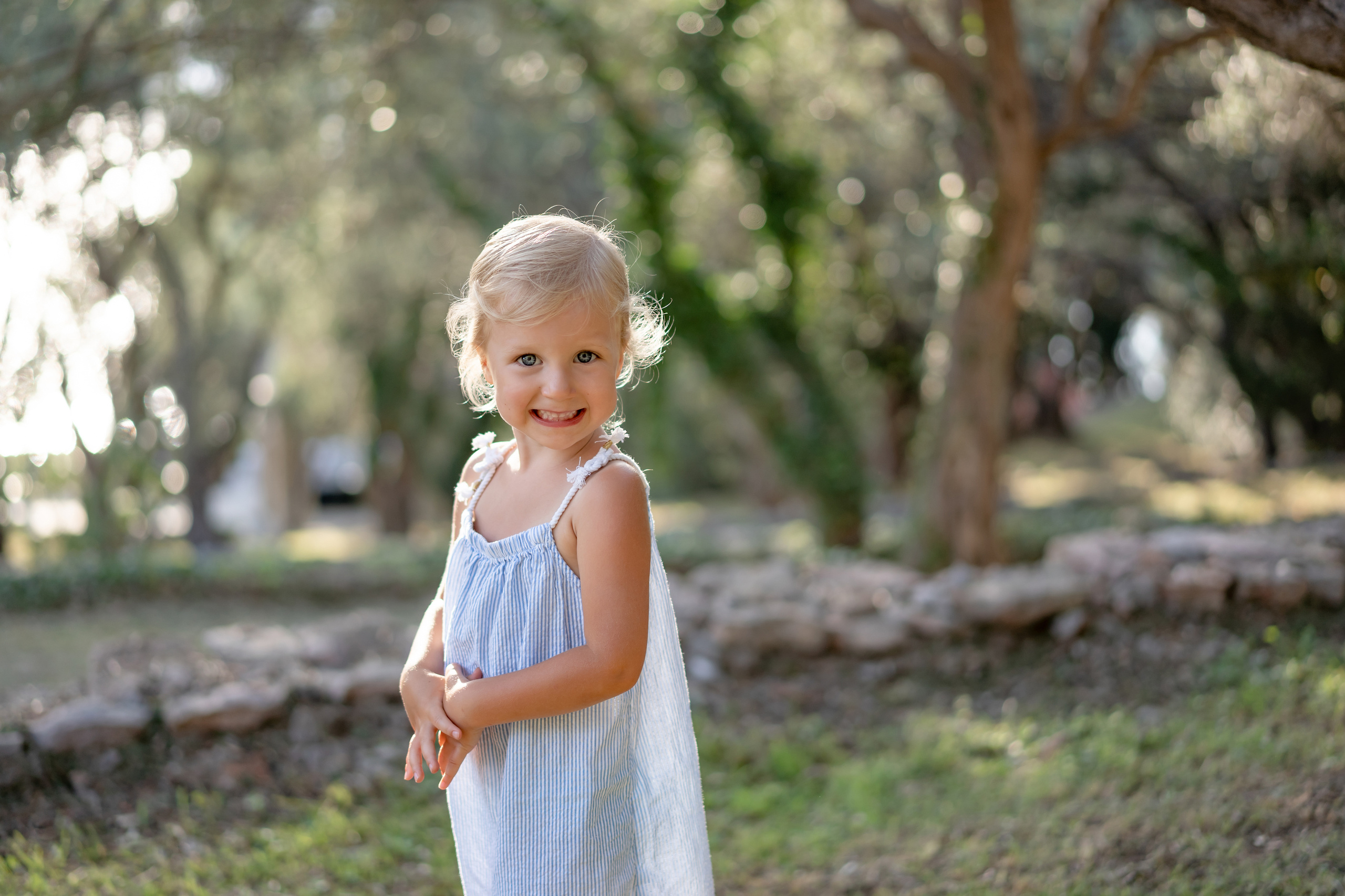 Milocer parkında aile fotoğraf çekimi