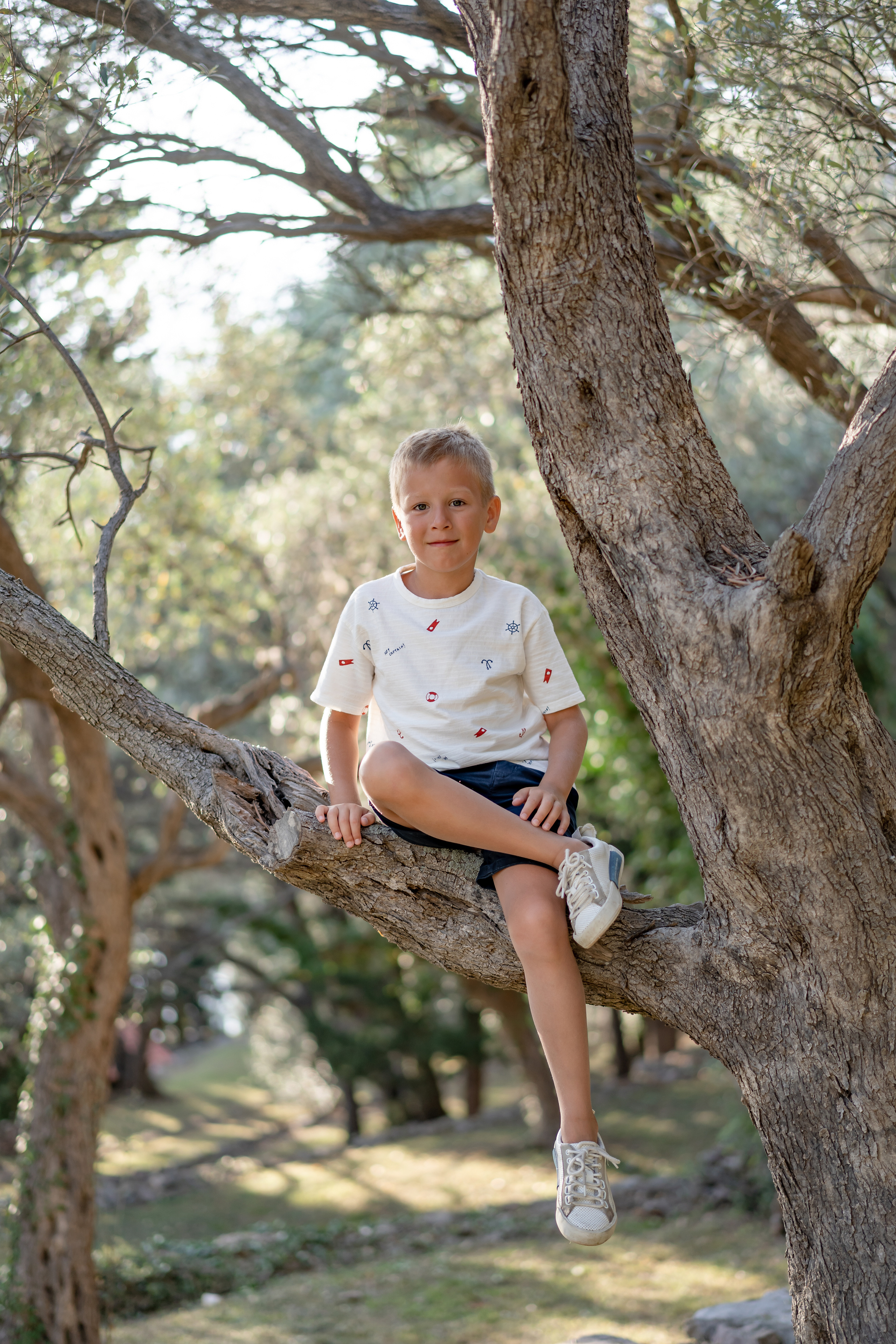 Milocer parkında aile fotoğraf çekimi