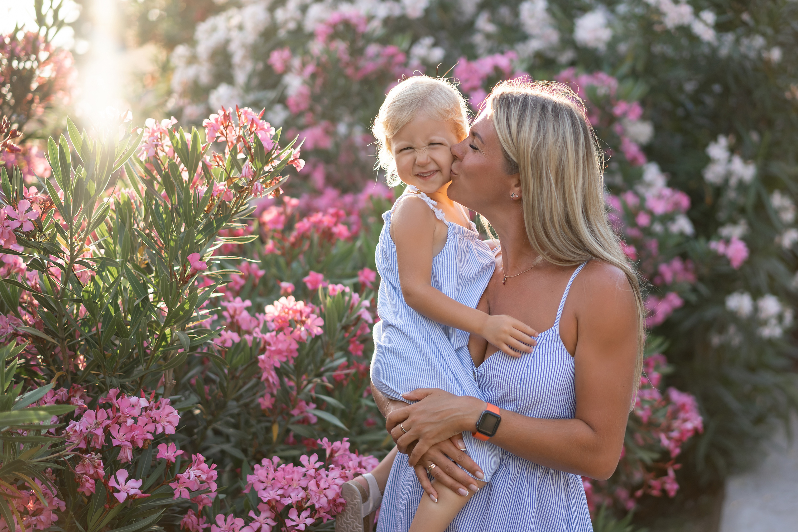 Milocer parkında aile fotoğraf çekimi