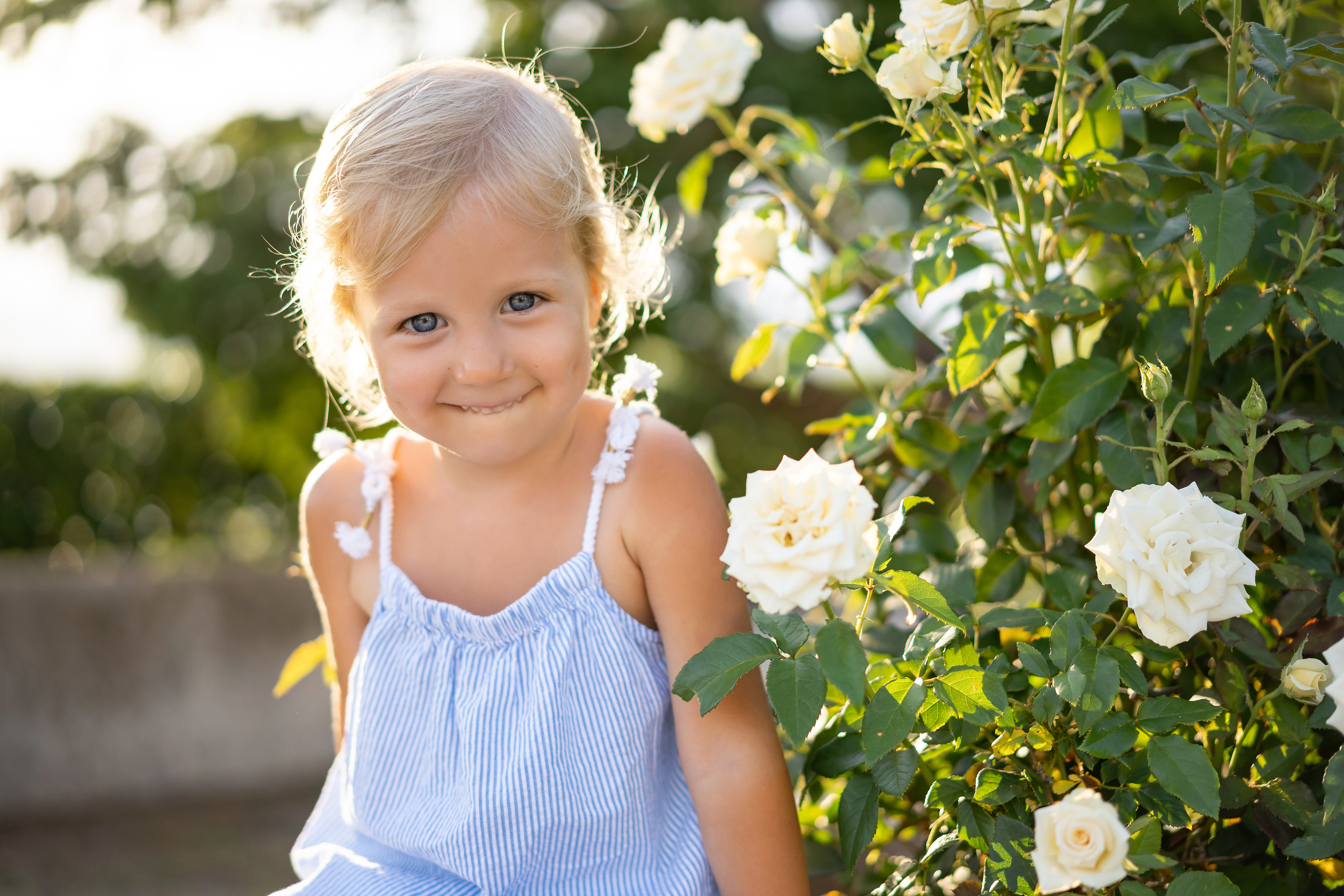 Milocer parkında aile fotoğraf çekimi