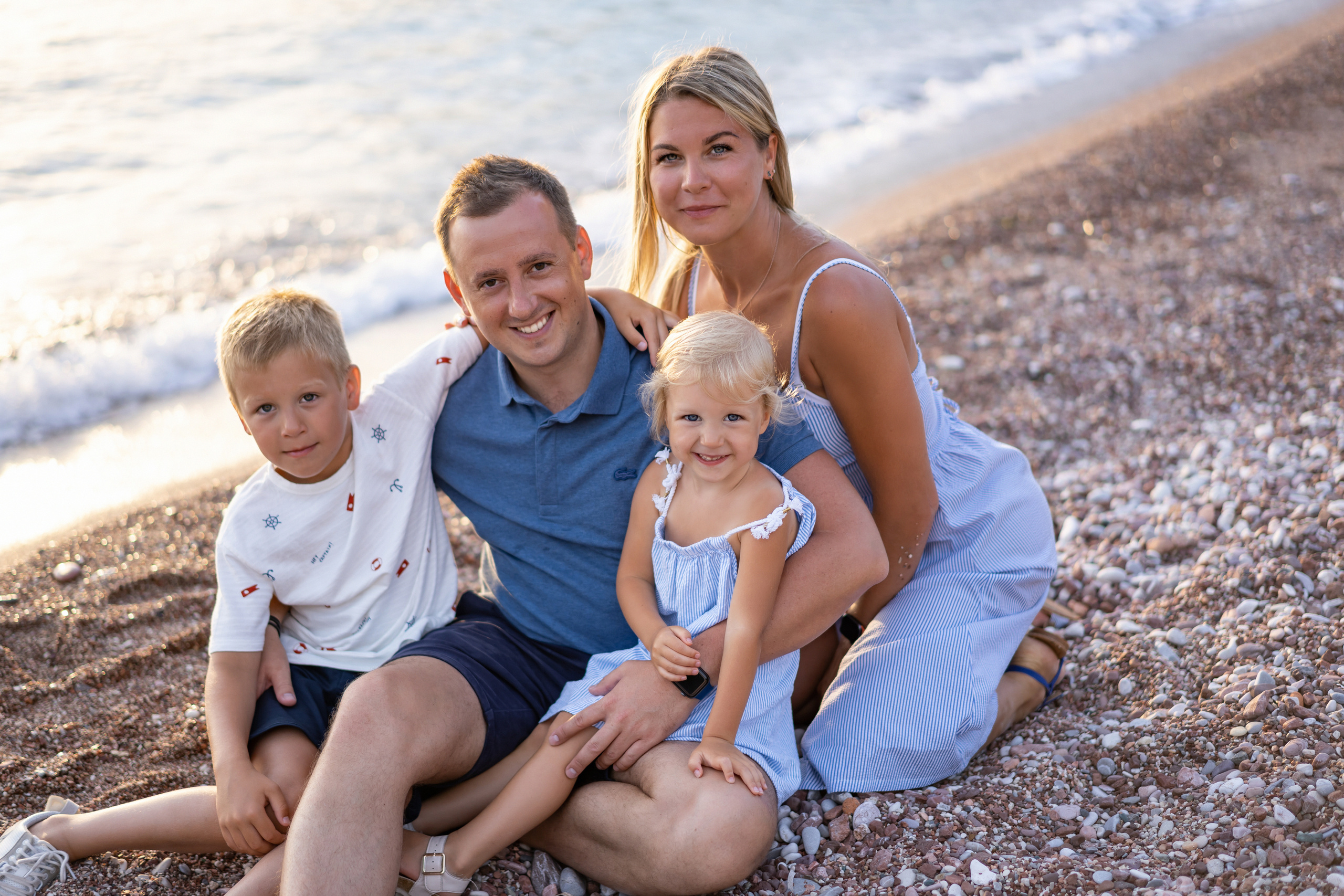 Milocer parkında aile fotoğraf çekimi