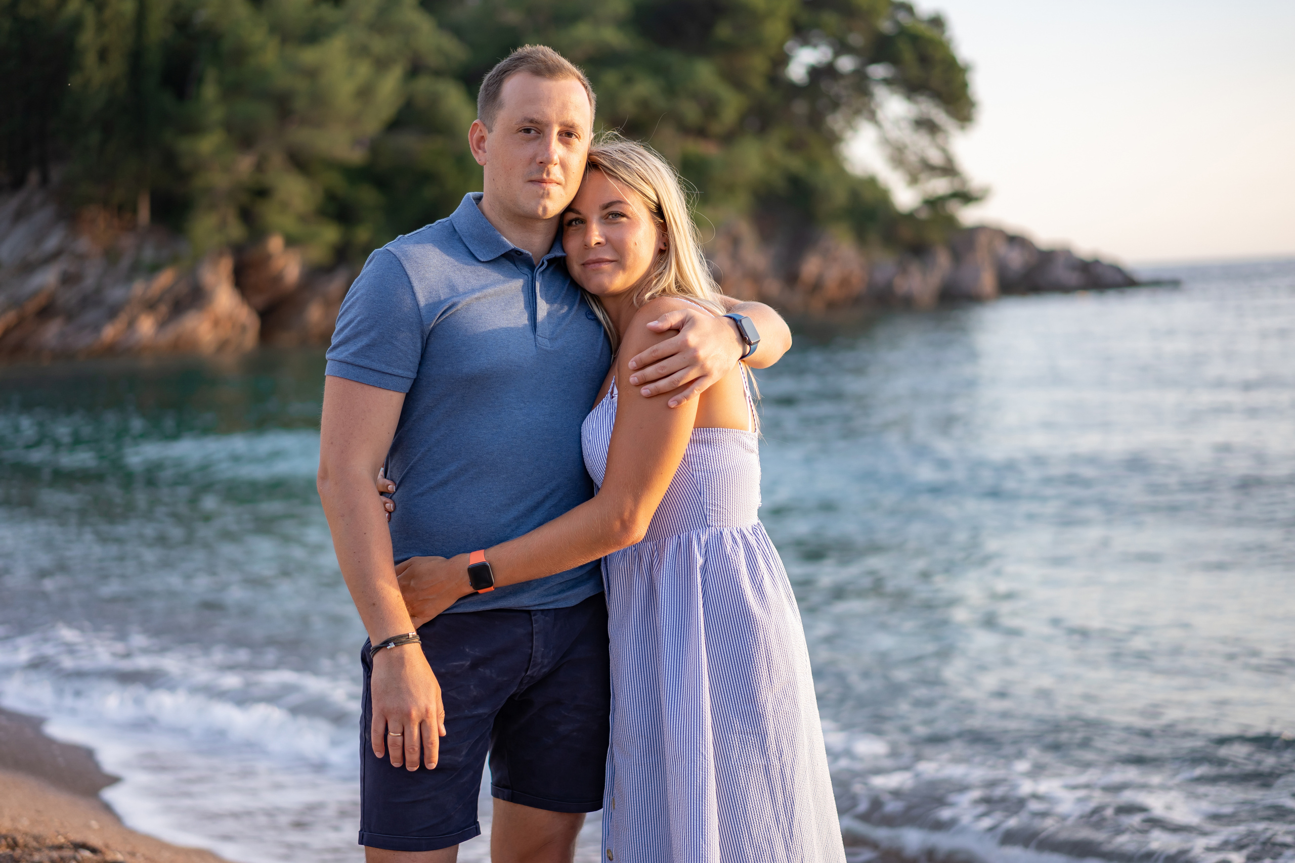 Milocer parkında aile fotoğraf çekimi