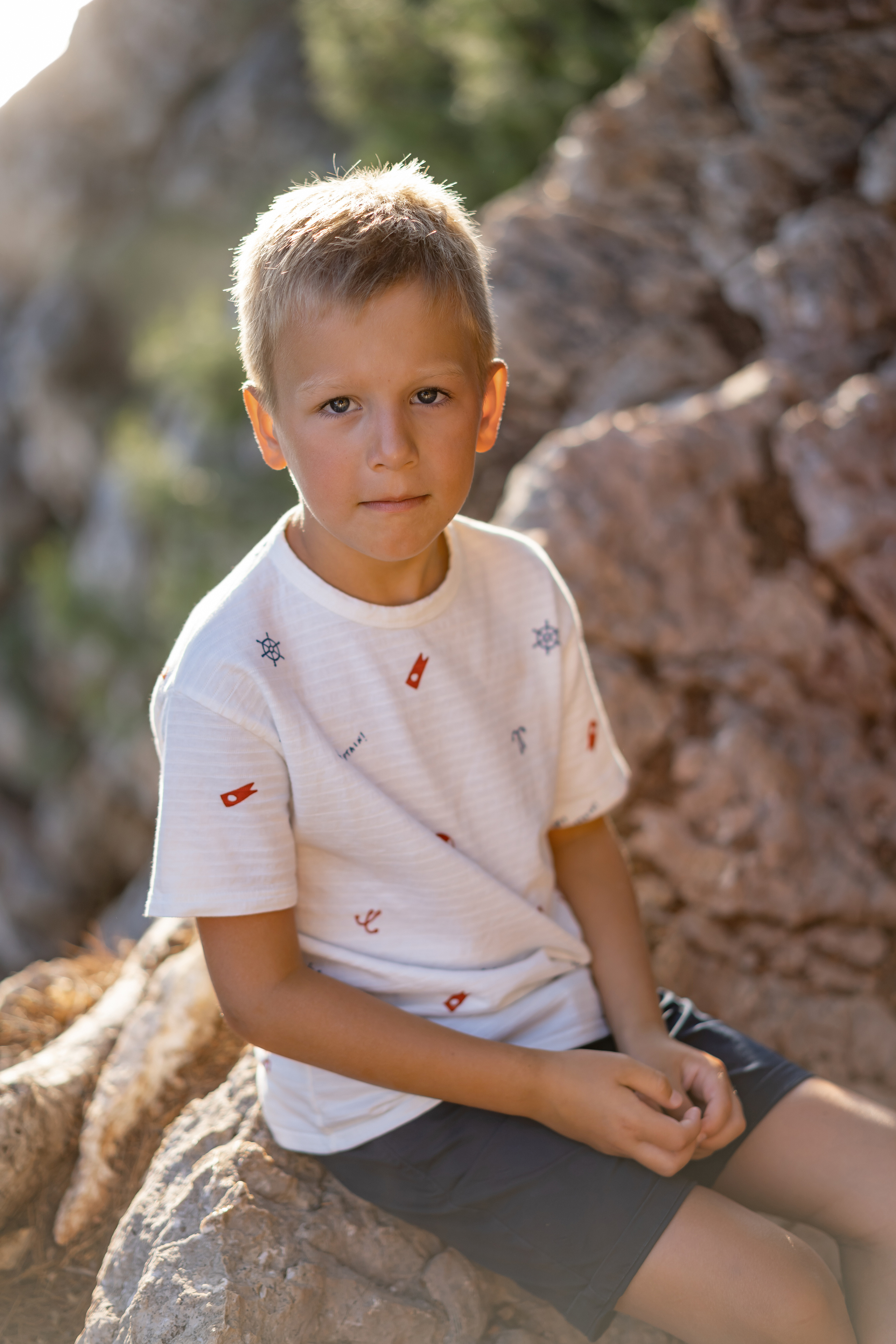 Milocer parkında aile fotoğraf çekimi