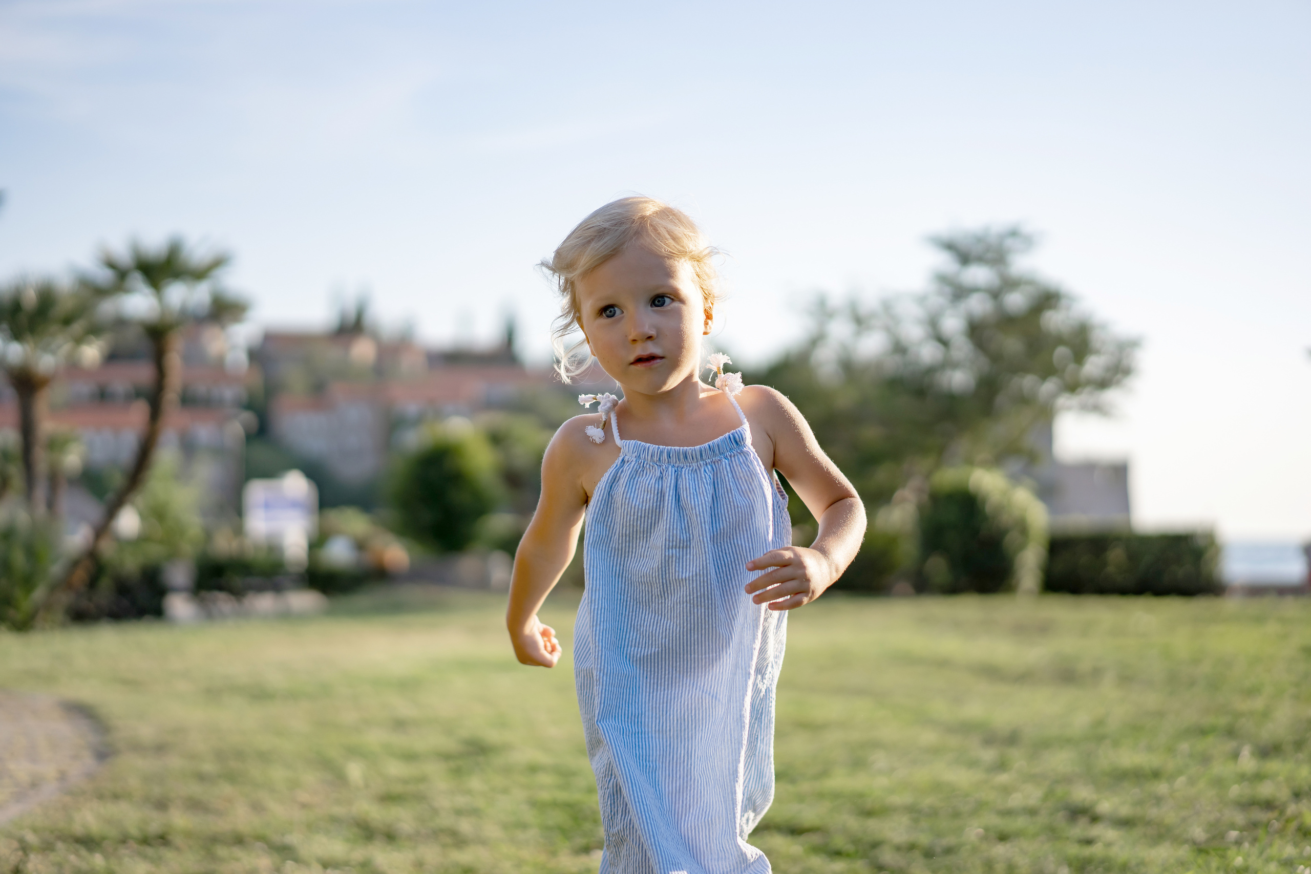 Milocer parkında aile fotoğraf çekimi