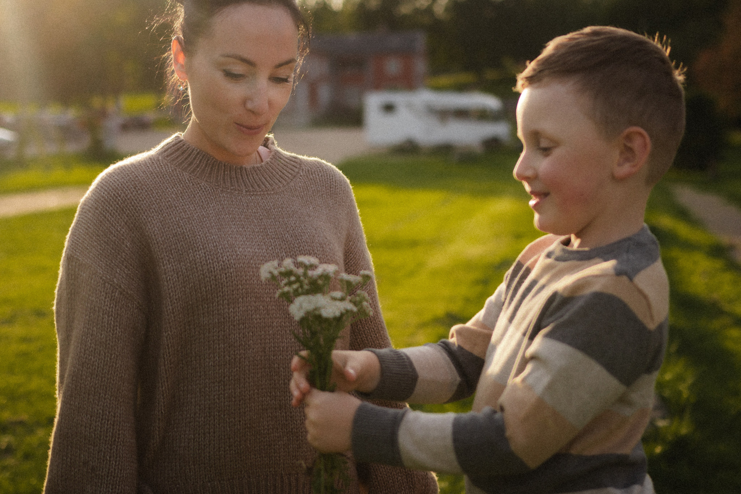 Mother and son’s story. Photographer in Gothenburg Aleksandra Stroganova