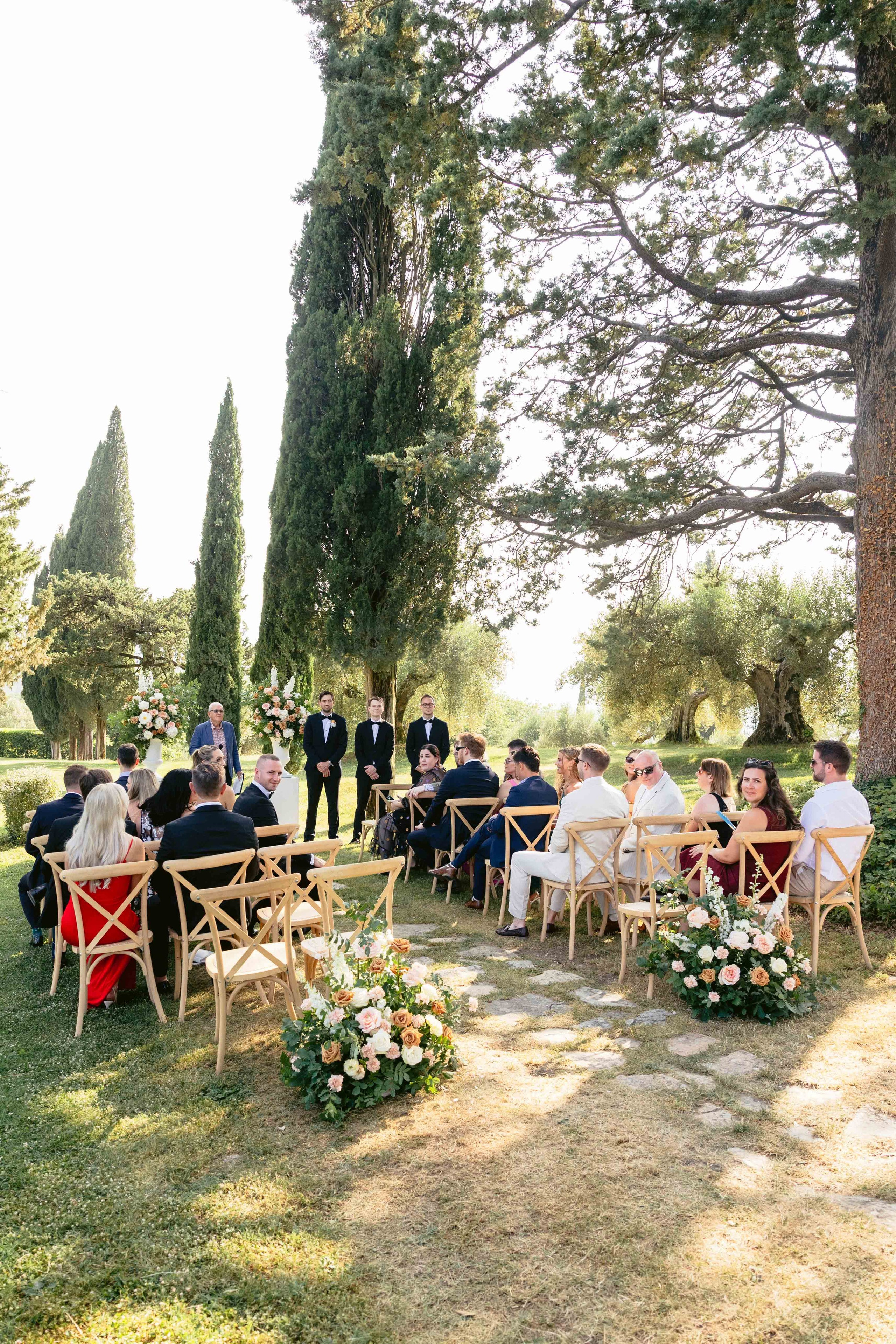 Emotional wedding at Borgo Bastia Creti, a wedding venue in Tuscany Umbria