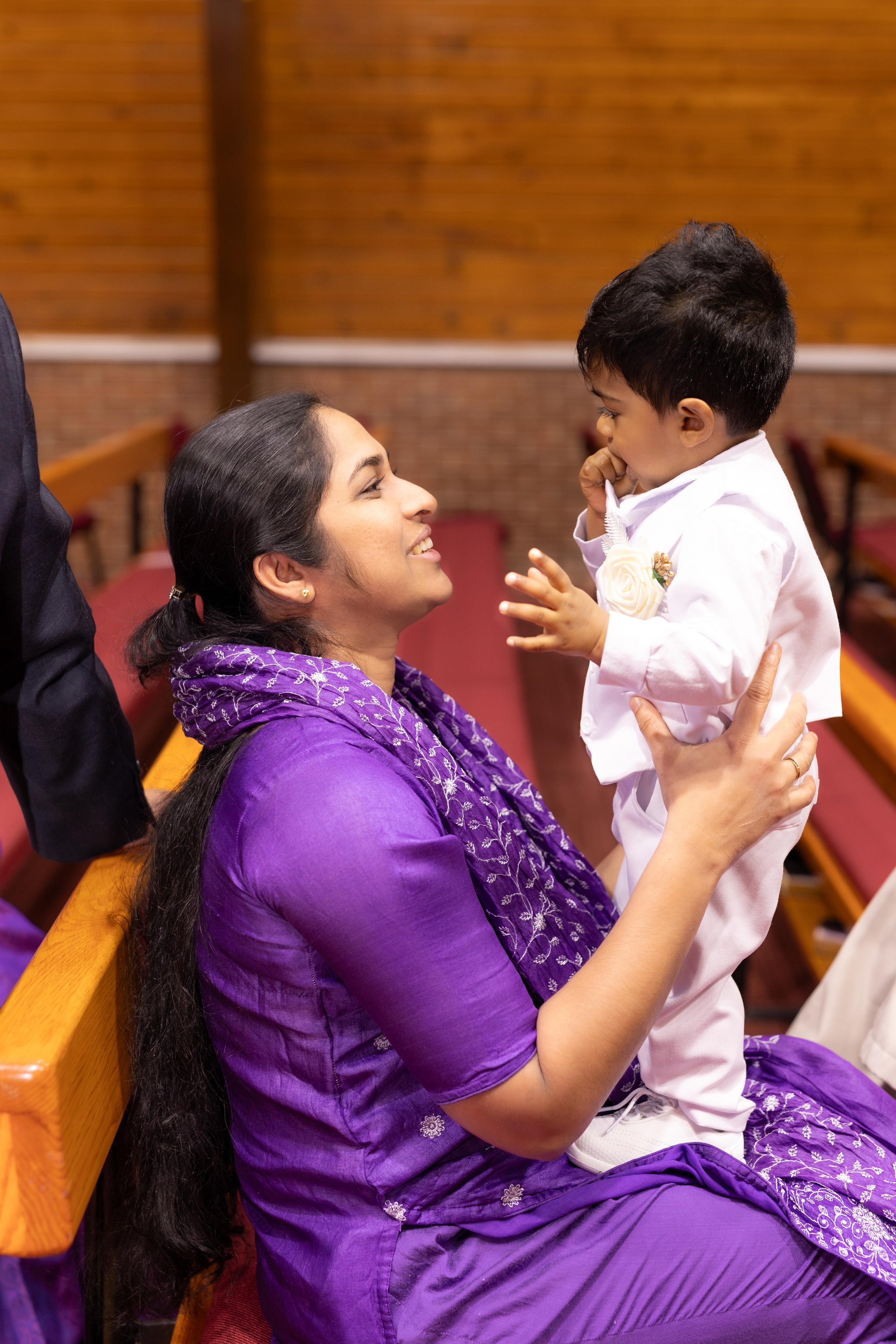 Baptist Church Baptism of a One-Year-Old Boy. Family, lifestyle, and commercial photography in New York and New Jersey