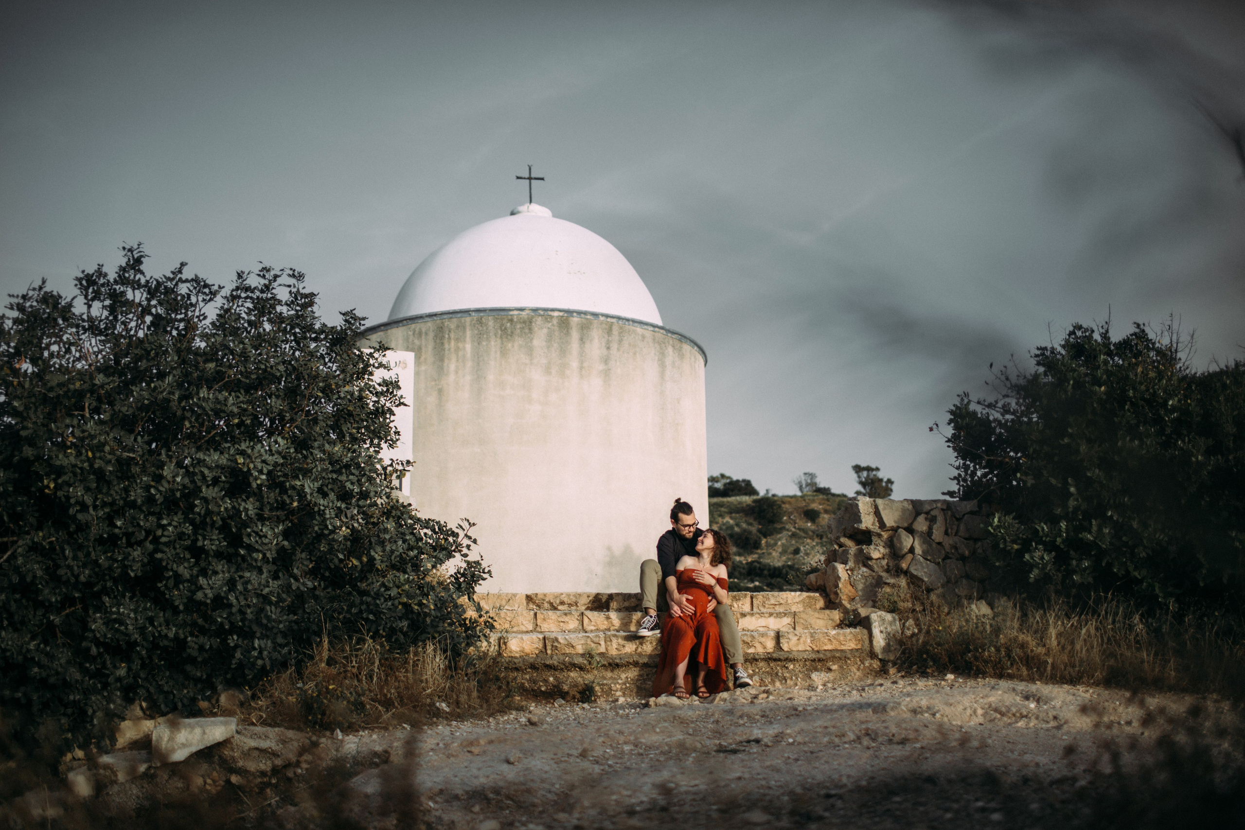 Genya & Sasha at Stella Maris. Family photographer in Israel