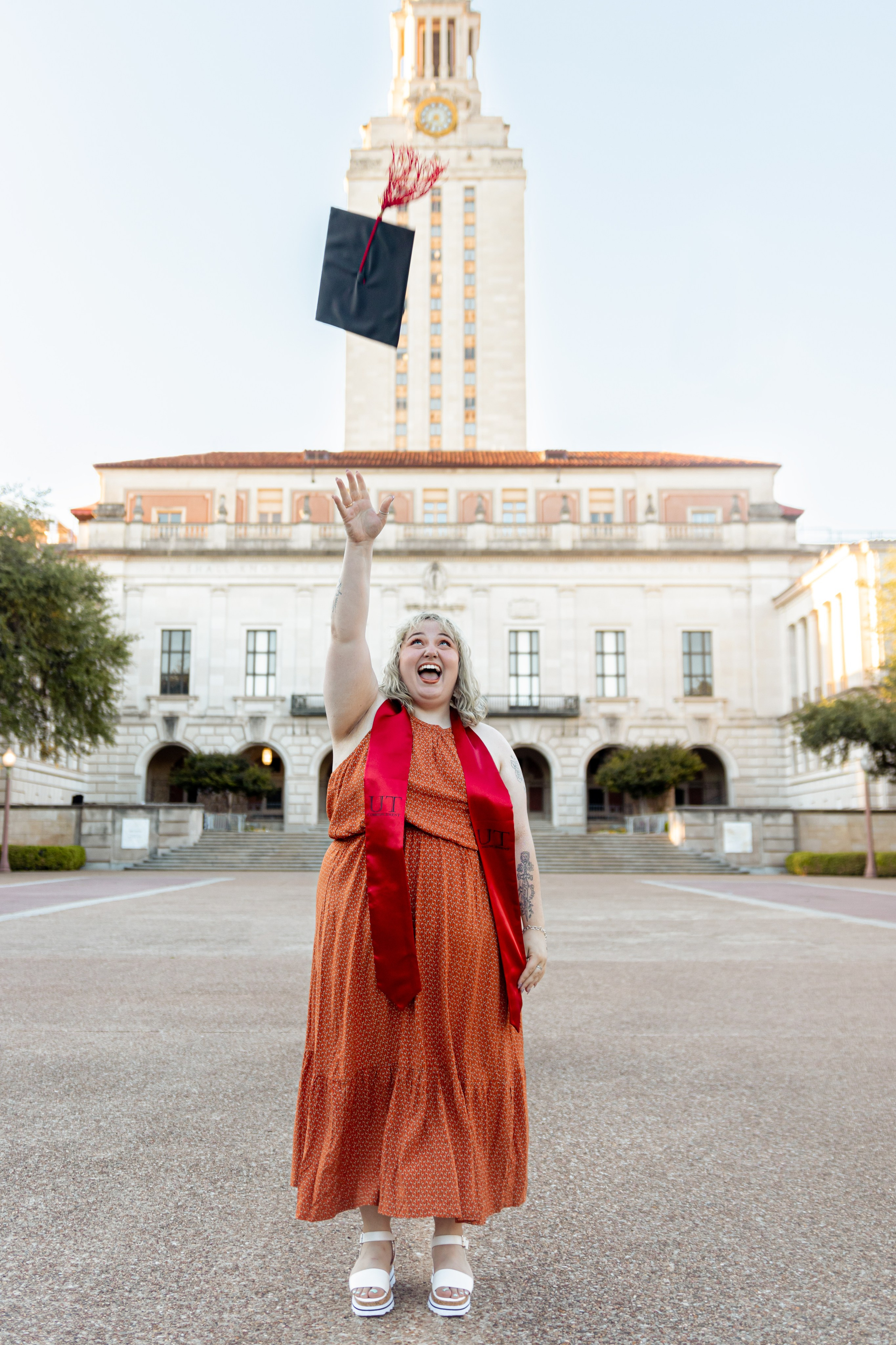 Sarah's senior photoshoot at the University of Texas Austin