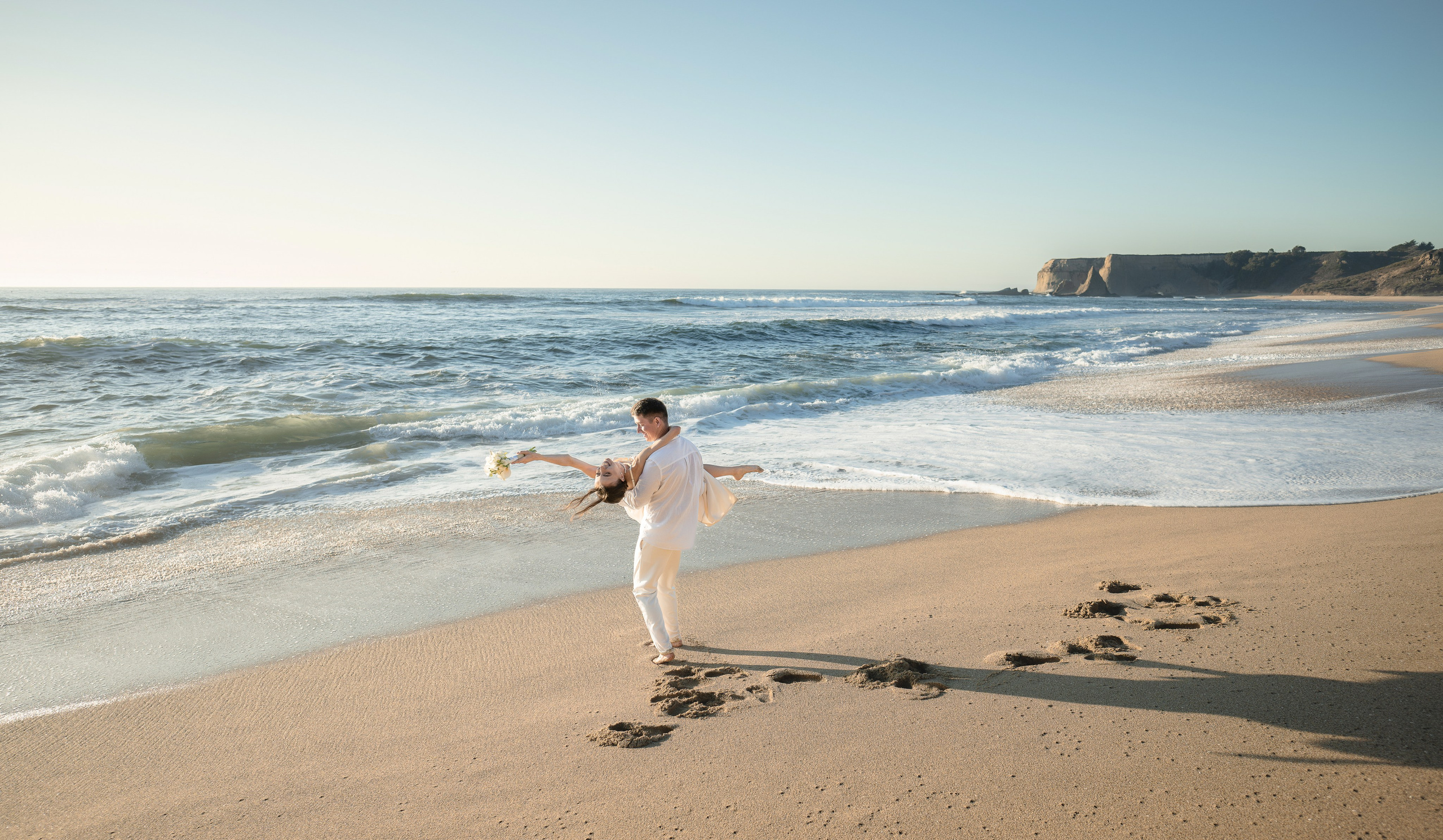 Ceremony by the Ocean🕊️. Wedding & Elopement Photographers in California