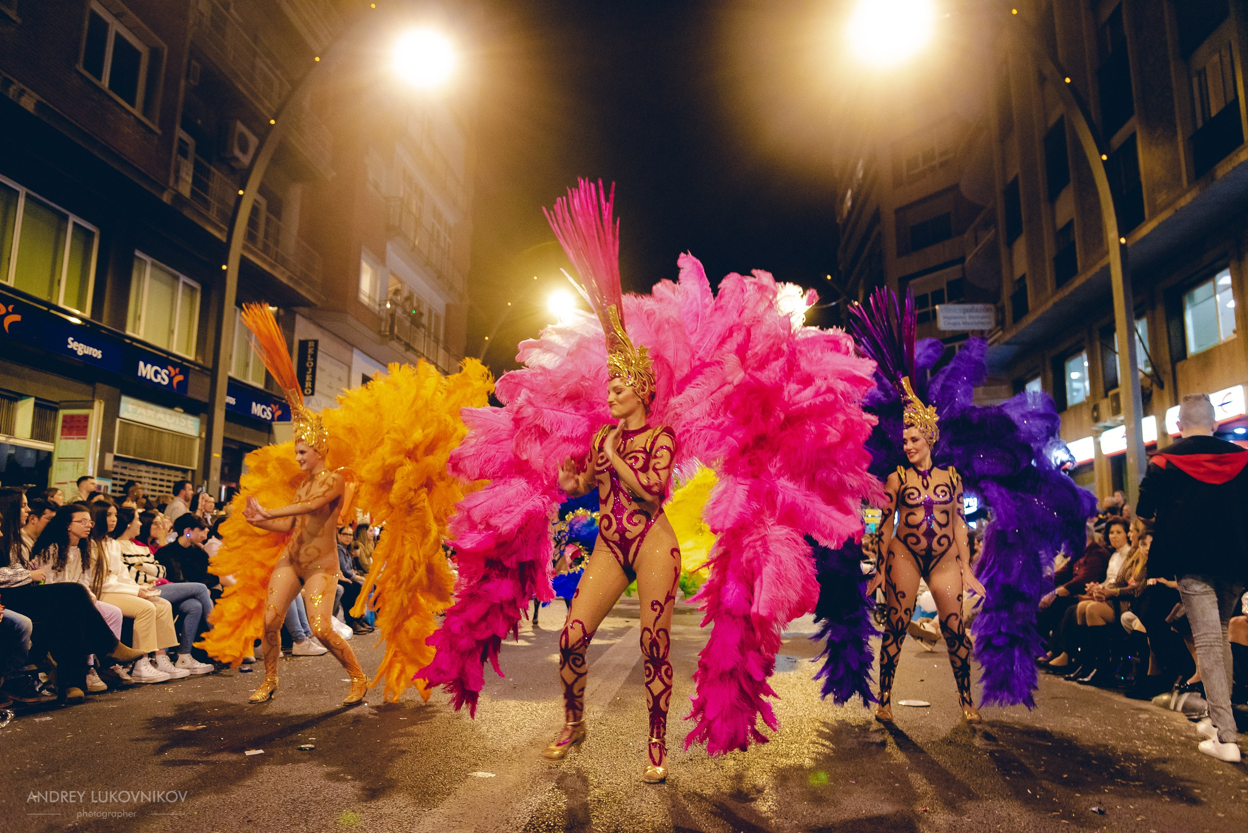 Photo report from the night carnival in Murcia | Reportage photographer Andrey Lukovnikov