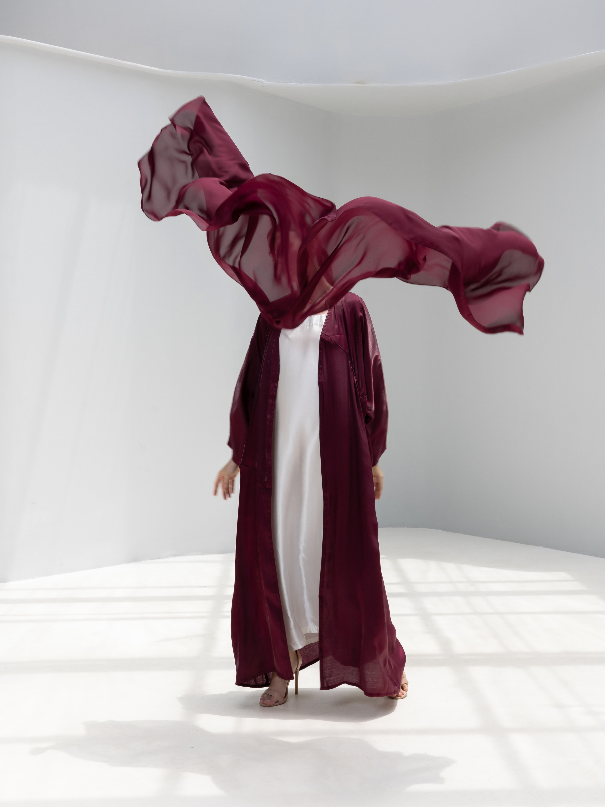 Abayas and praying dresses. Photo and video production in Dubai UAE