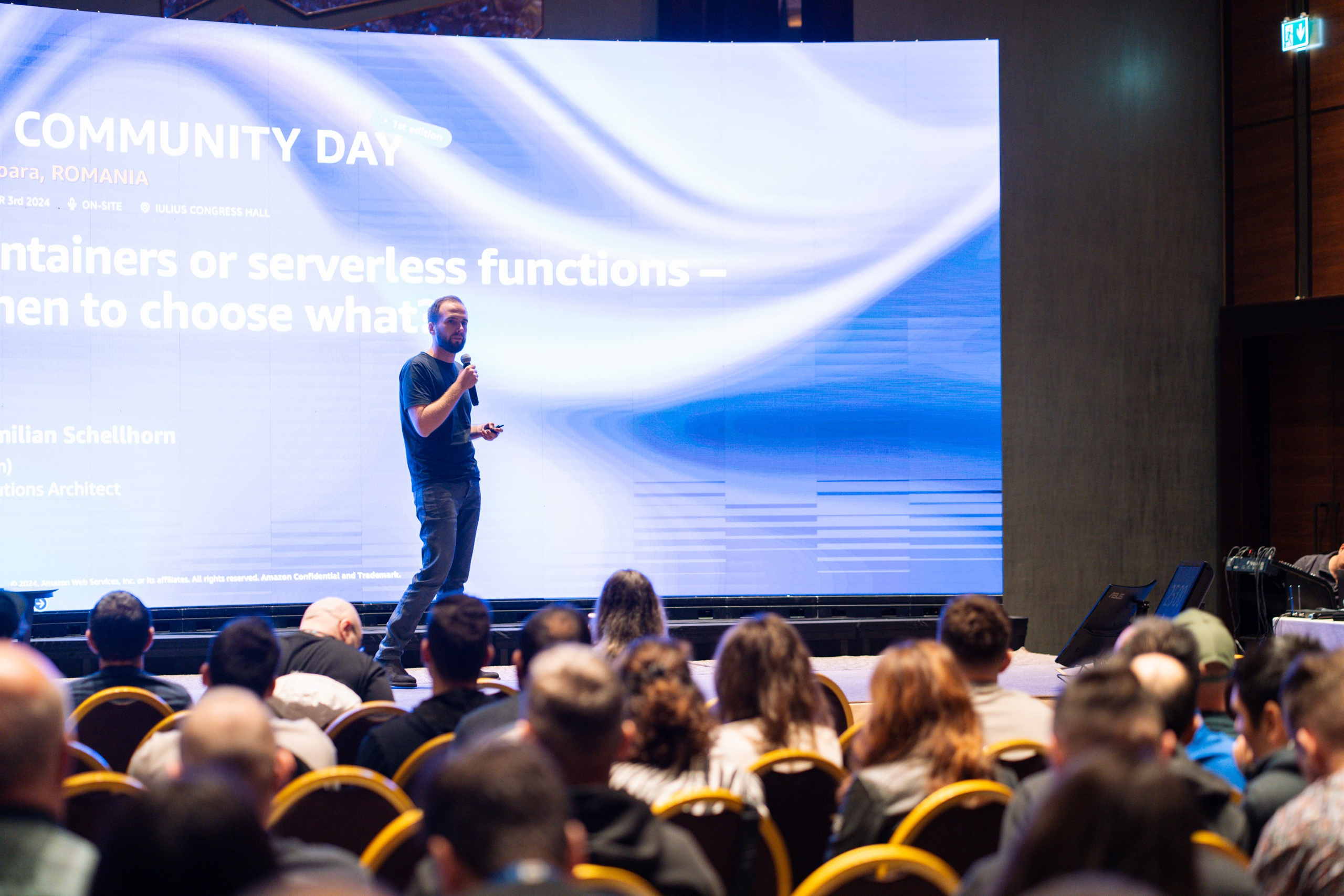AWS Community Day Romania 2024. Cozac Cristian Photographer