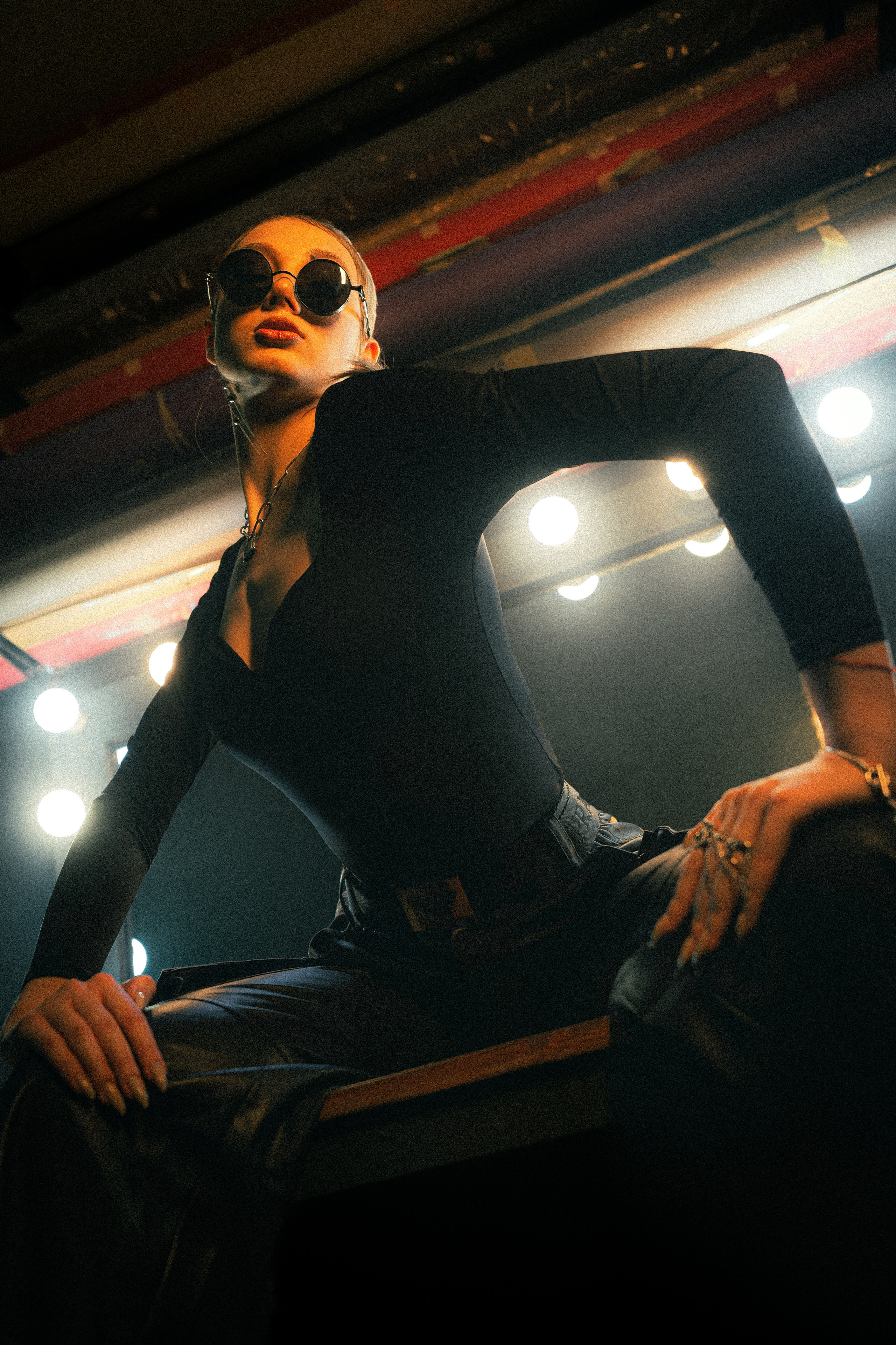 Ksenia. Mirror lights. Георгий Намазов | Фотограф в Ташкенте