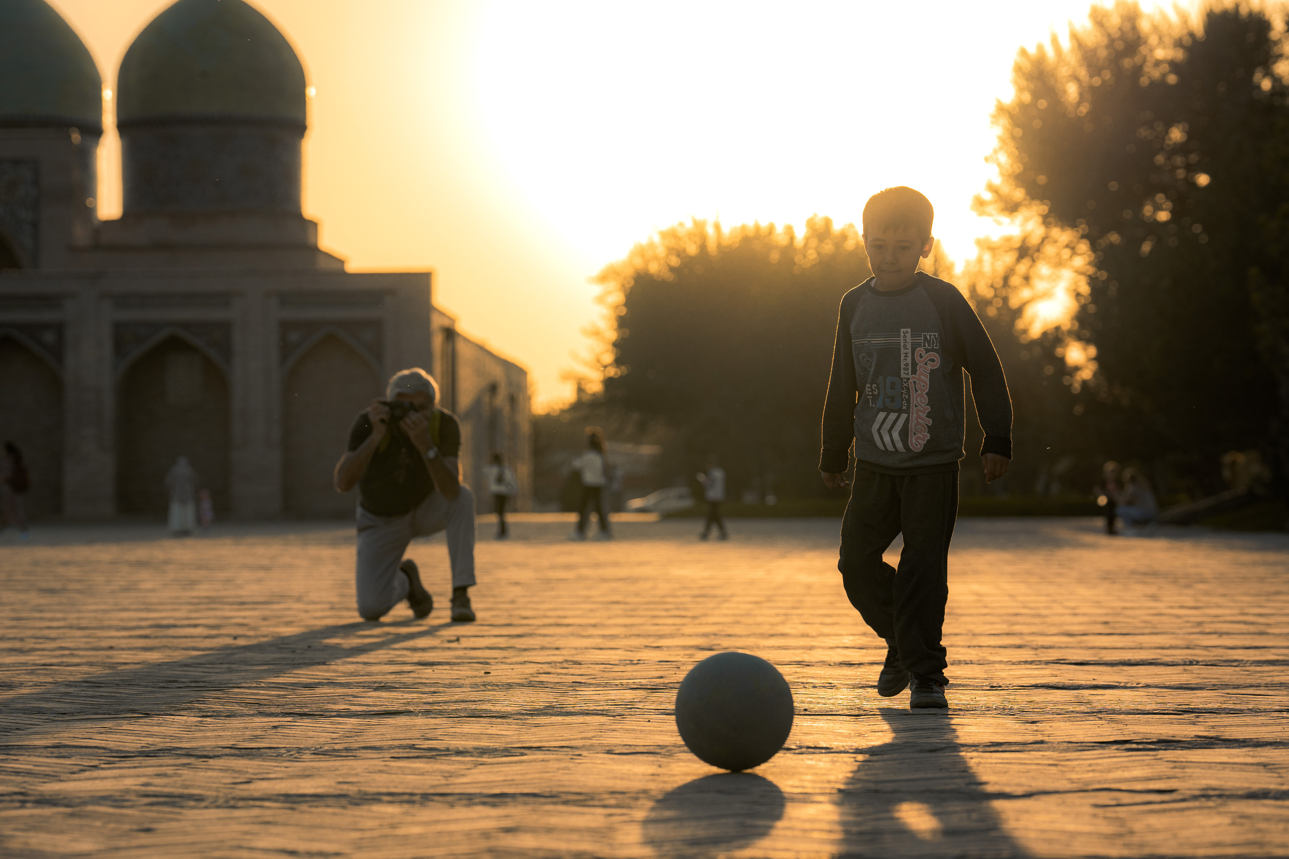 Игра на закате. Георгий Намазов | Фотограф в Ташкенте