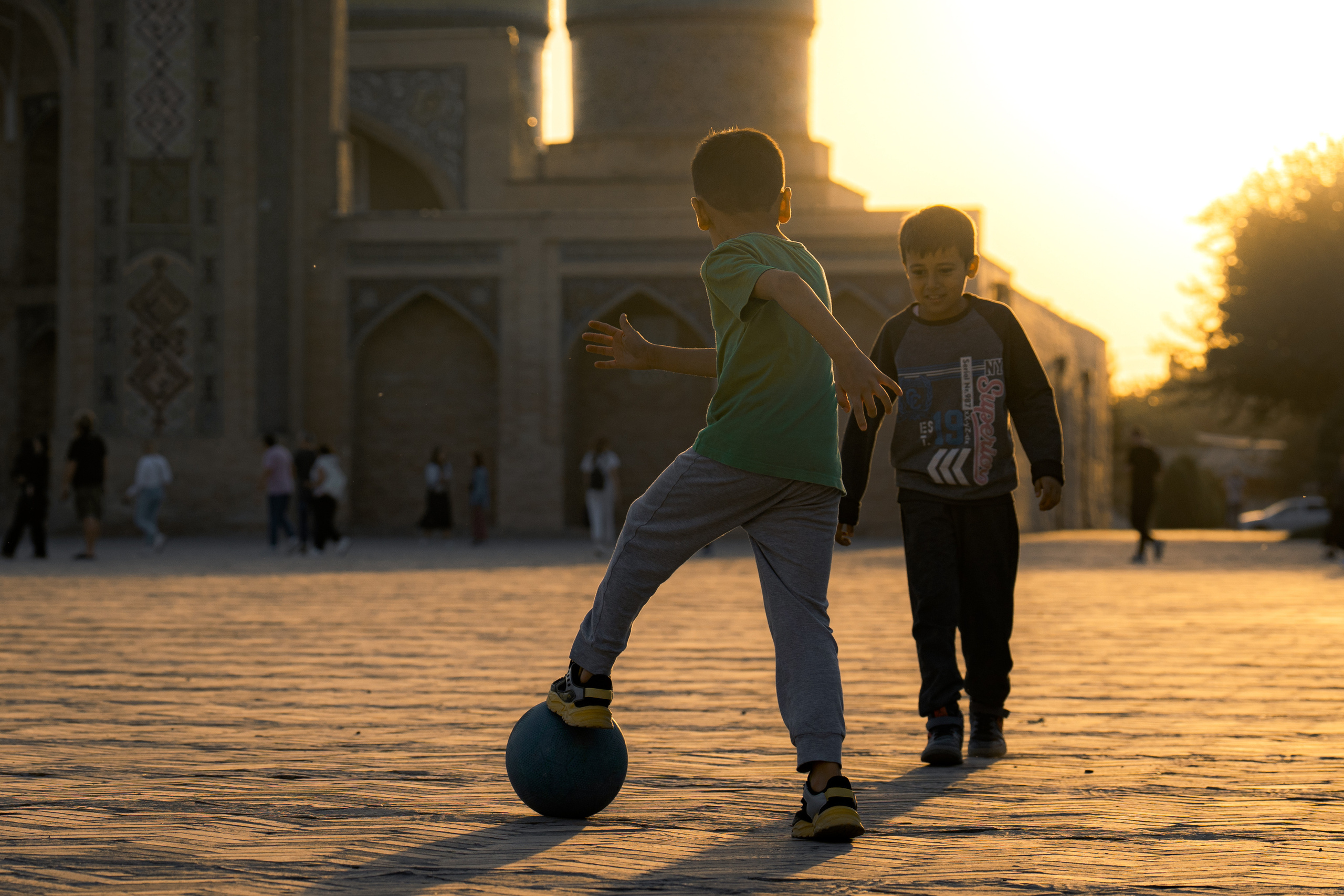Игра на закате. Георгий Намазов | Фотограф в Ташкенте