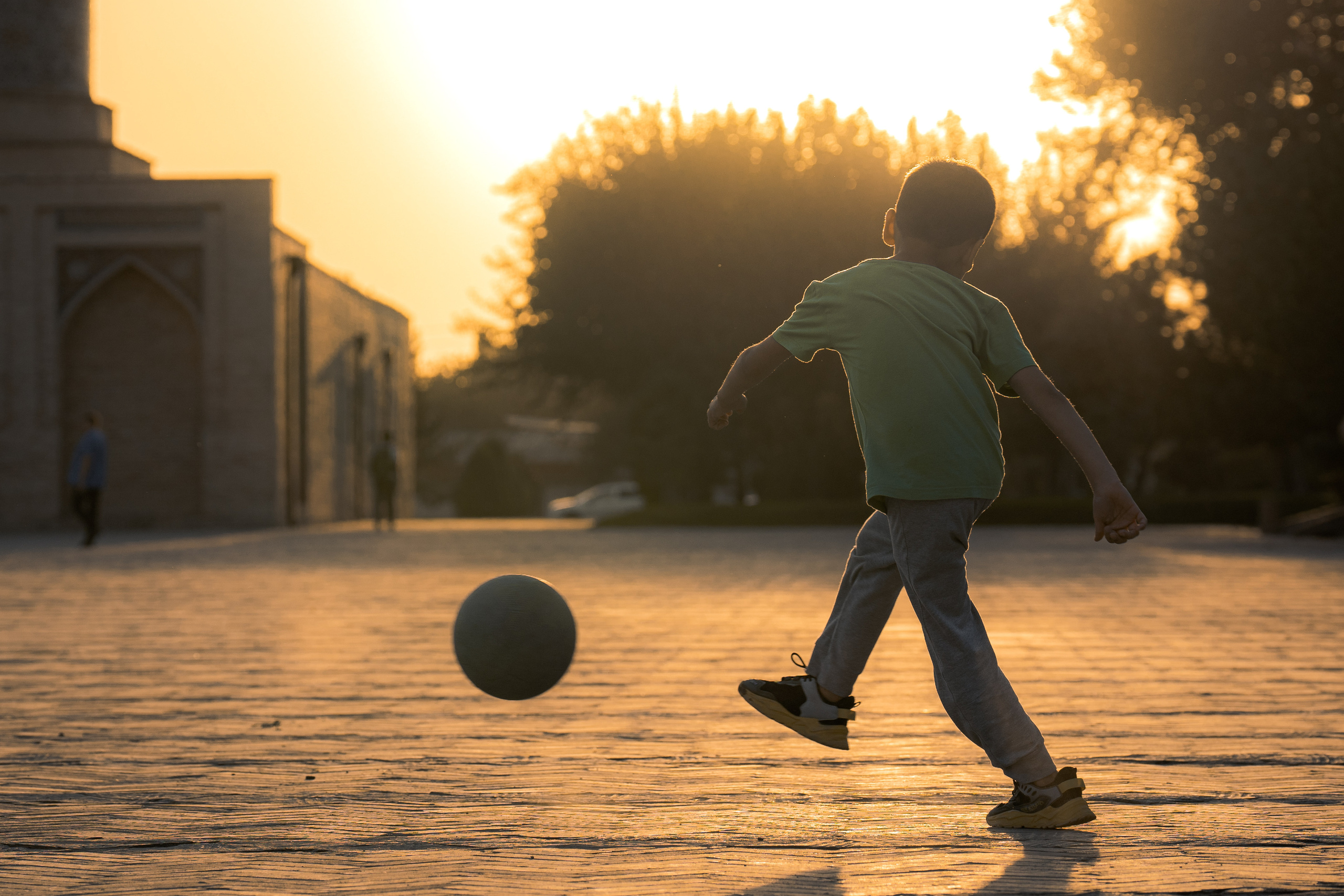 Игра на закате. Георгий Намазов | Фотограф в Ташкенте