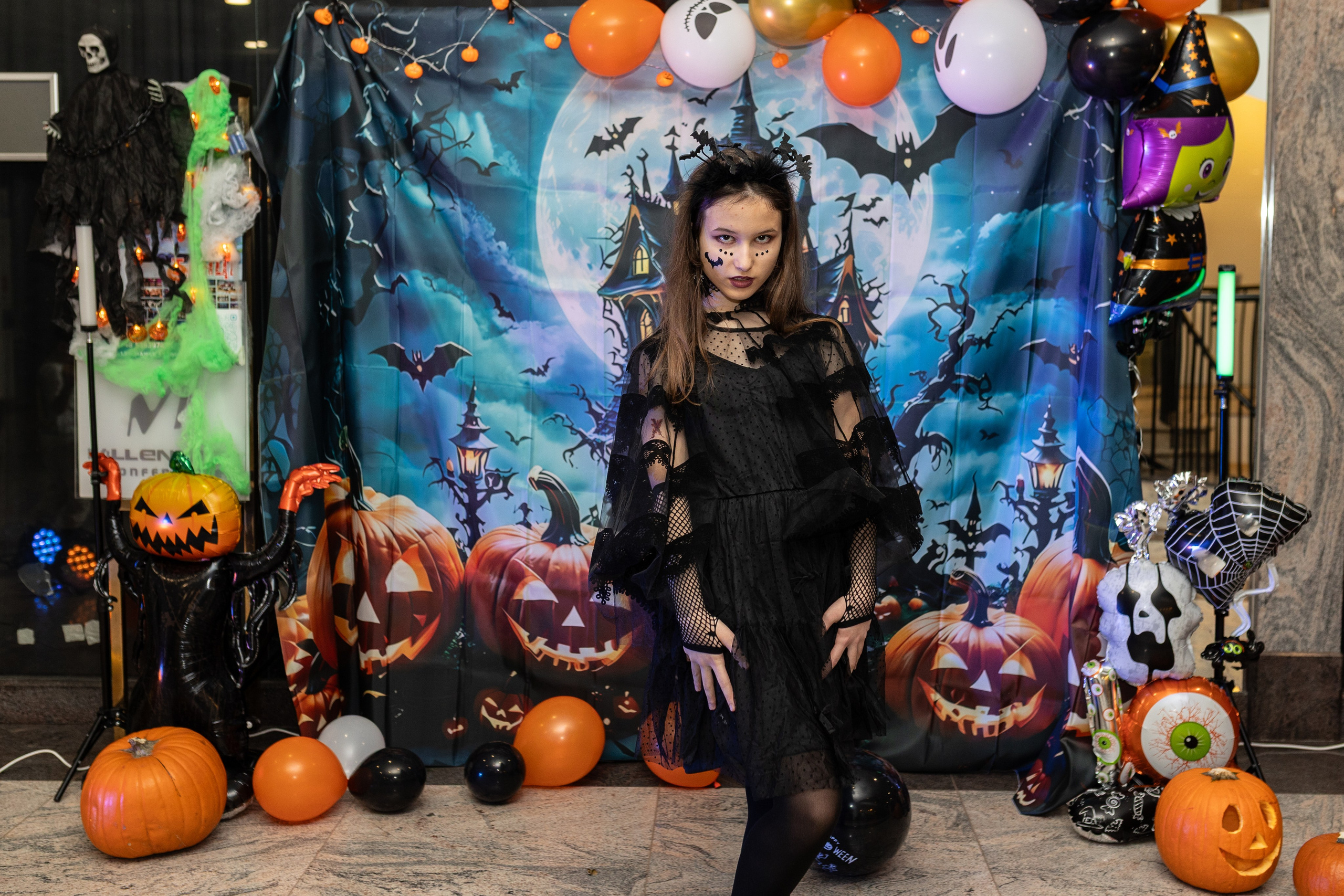 Leo dance studio Helloween 2025. Семейный и детский фотограф в Варшаве Мила Бобровская