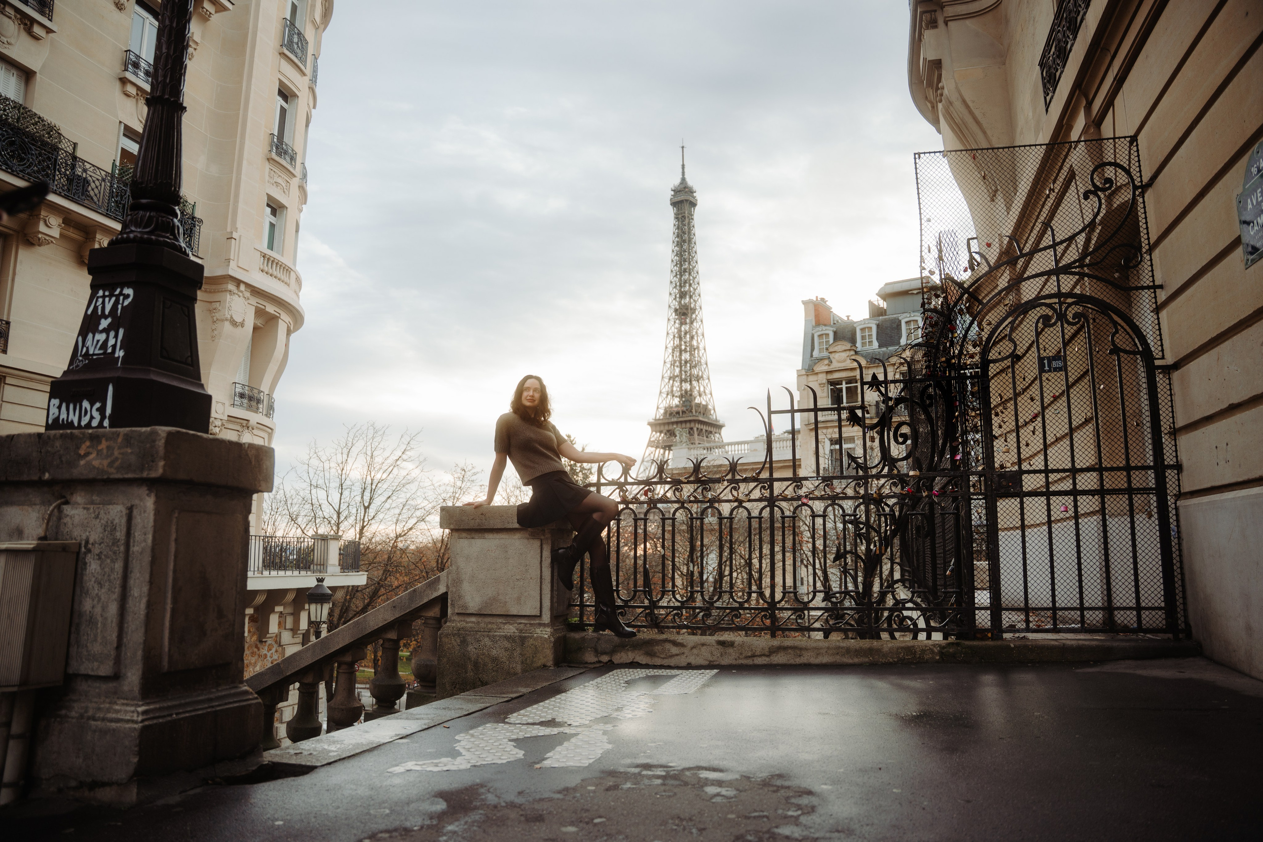 Ludmila — Autumn Golden Hour. Фотограф в Париже Полина Осипова