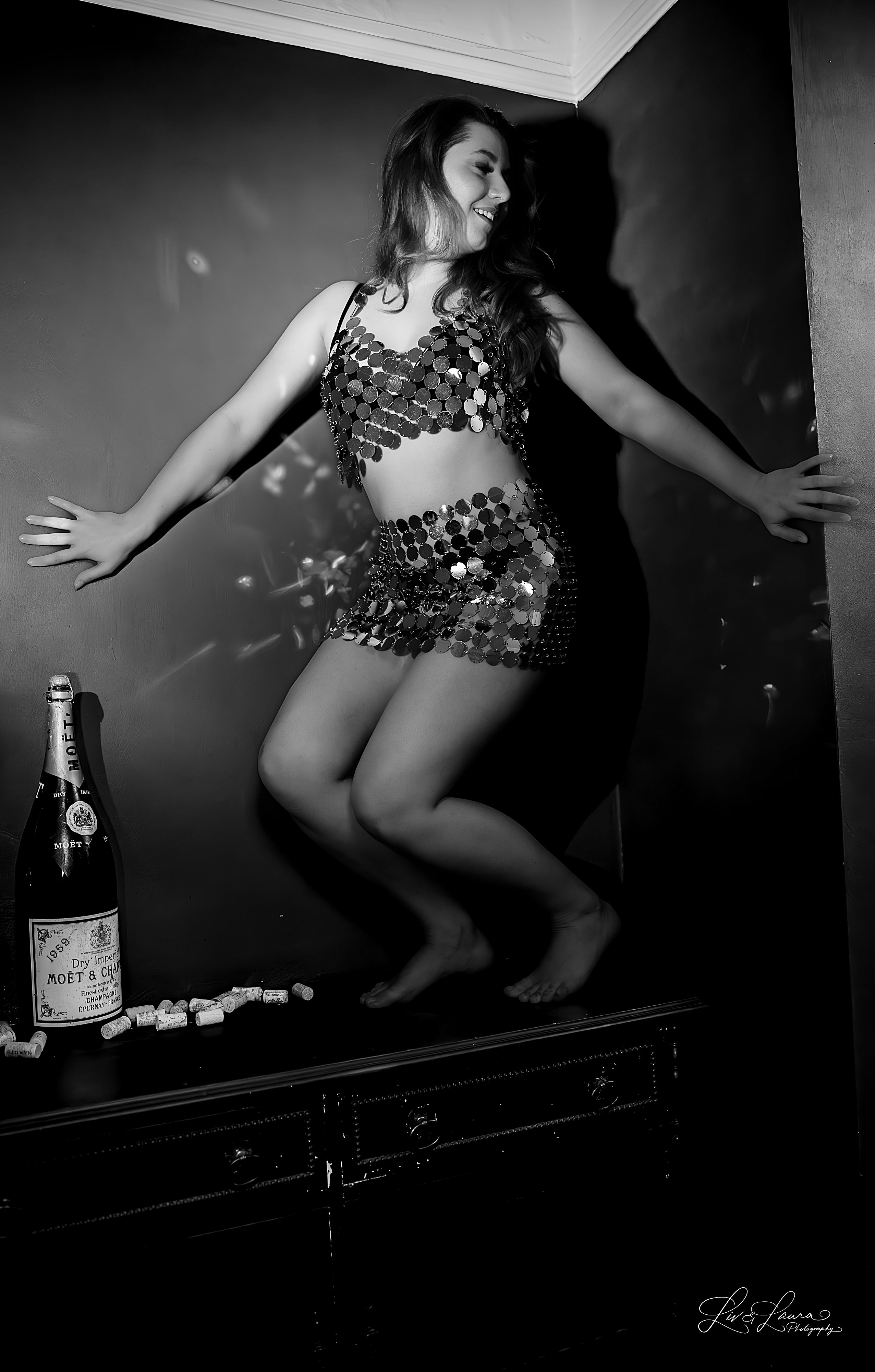 Black and white. Wedding and boudoir photography by Liv and Laura