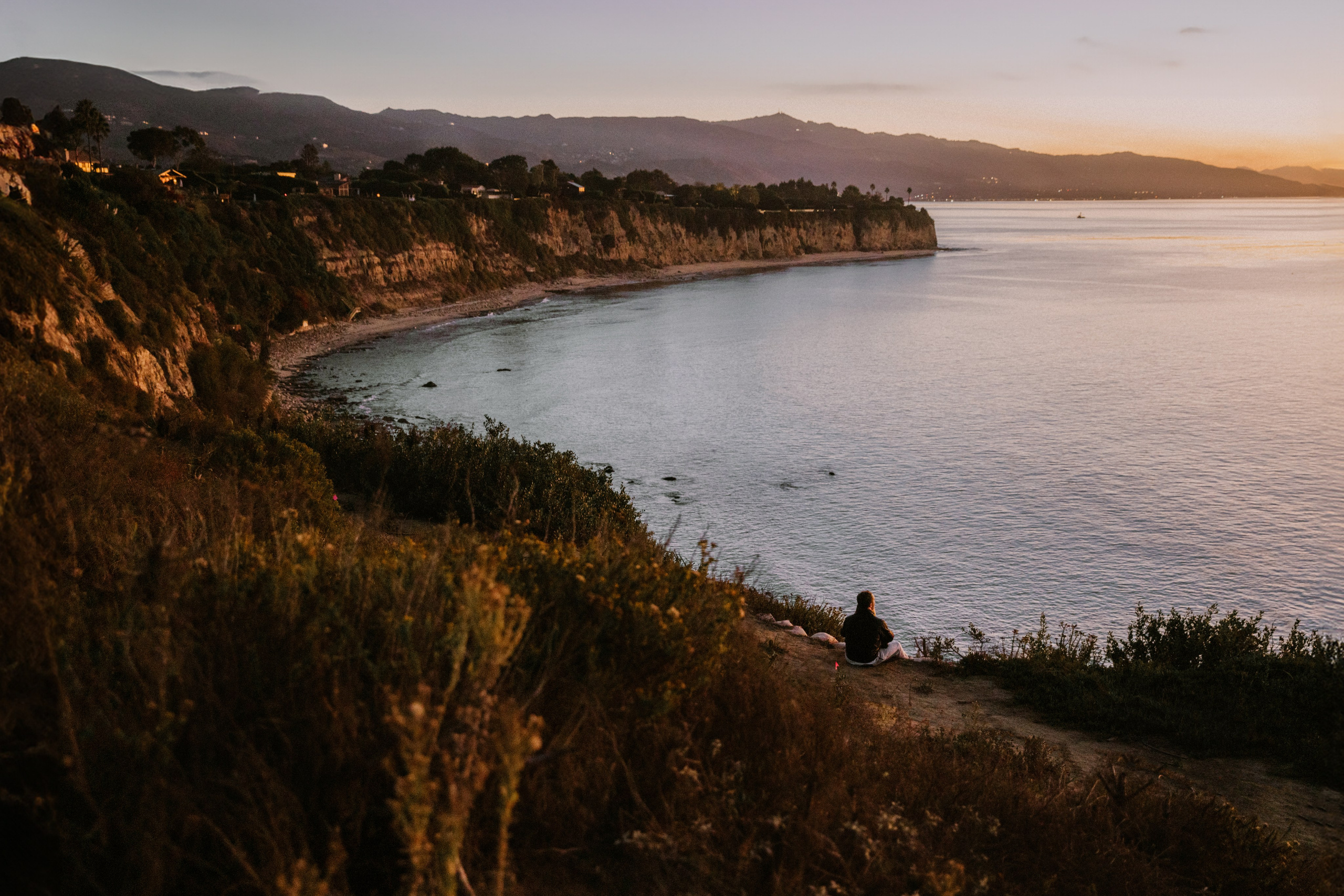 Surprise Proposal at Sunrise at Point Dume, Malibu | Taya Frank. Southern California Family and Couple Photographer