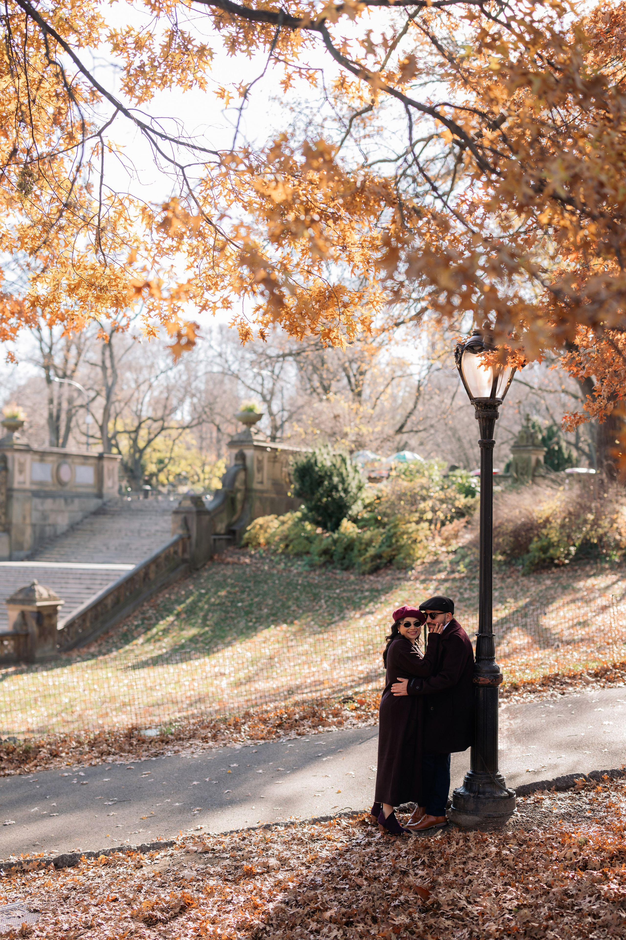 Marina and Mina | Central Park Engagement Session
