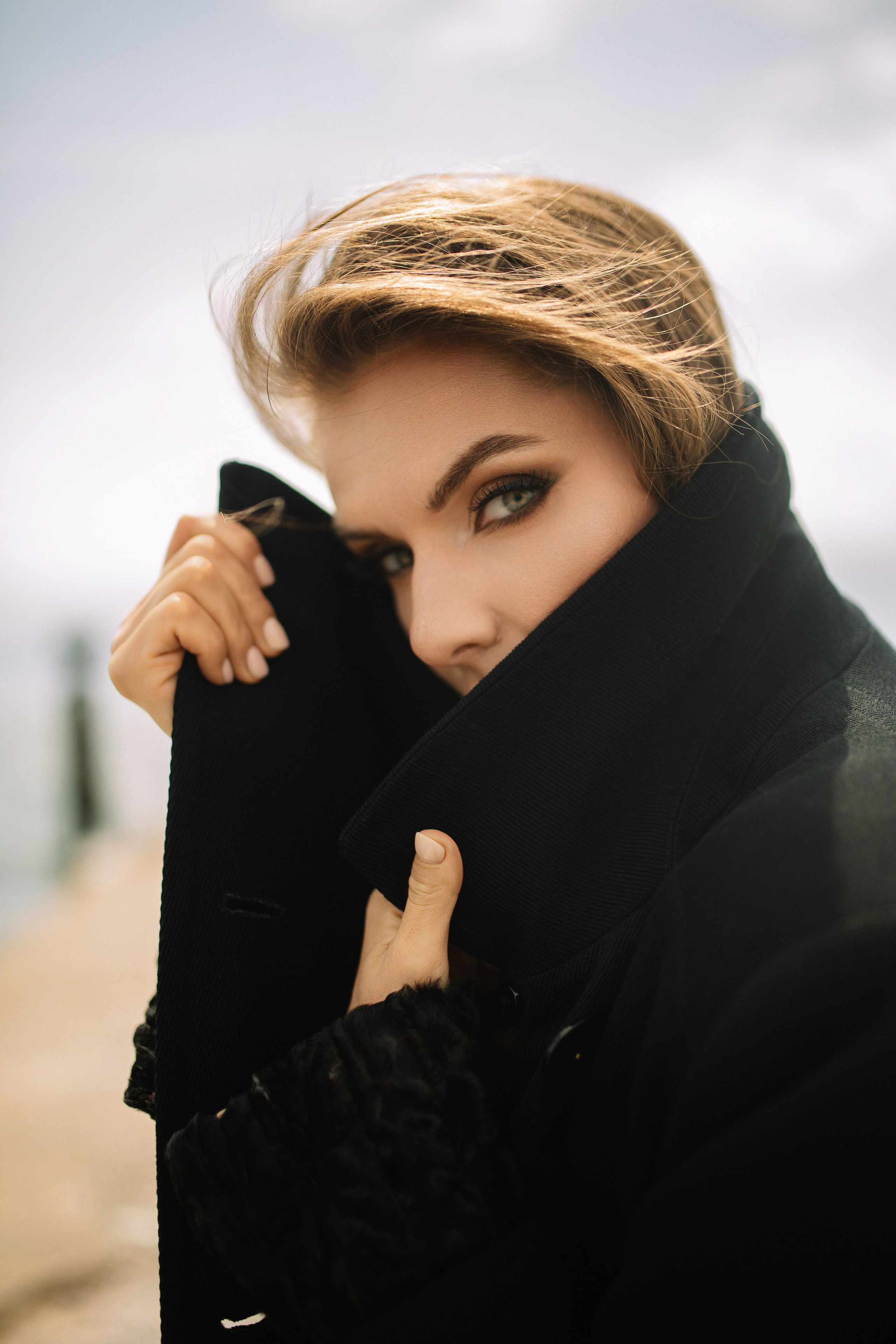 Portrait.Woman.Ocean. Photographer NYC