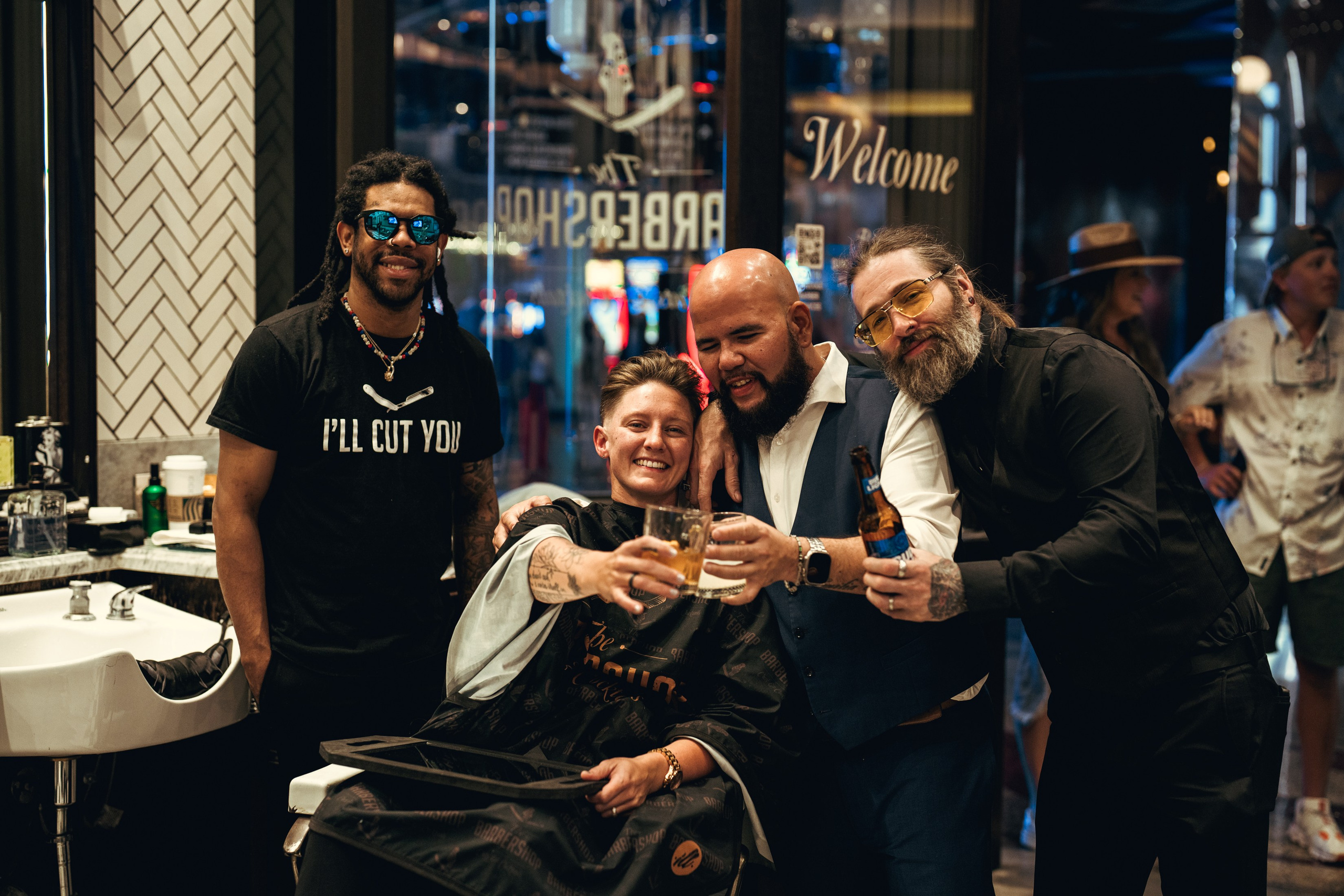 Christina’s bachelor party. Wedding & elopement photographer Viktoriya Kravtsov. Las Vegas