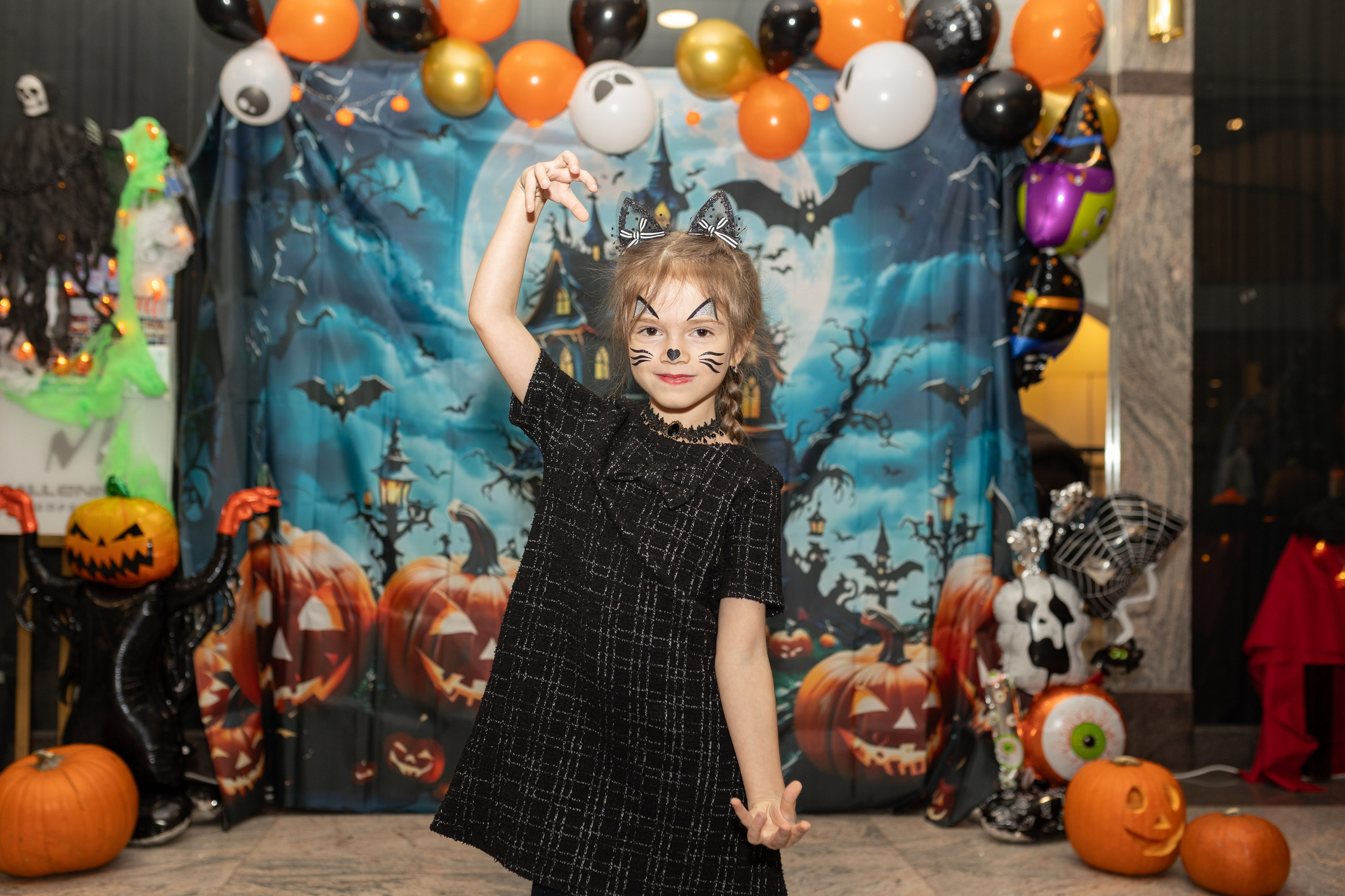 Leo dance studio Helloween 2025. Семейный и детский фотограф в Варшаве Мила Бобровская
