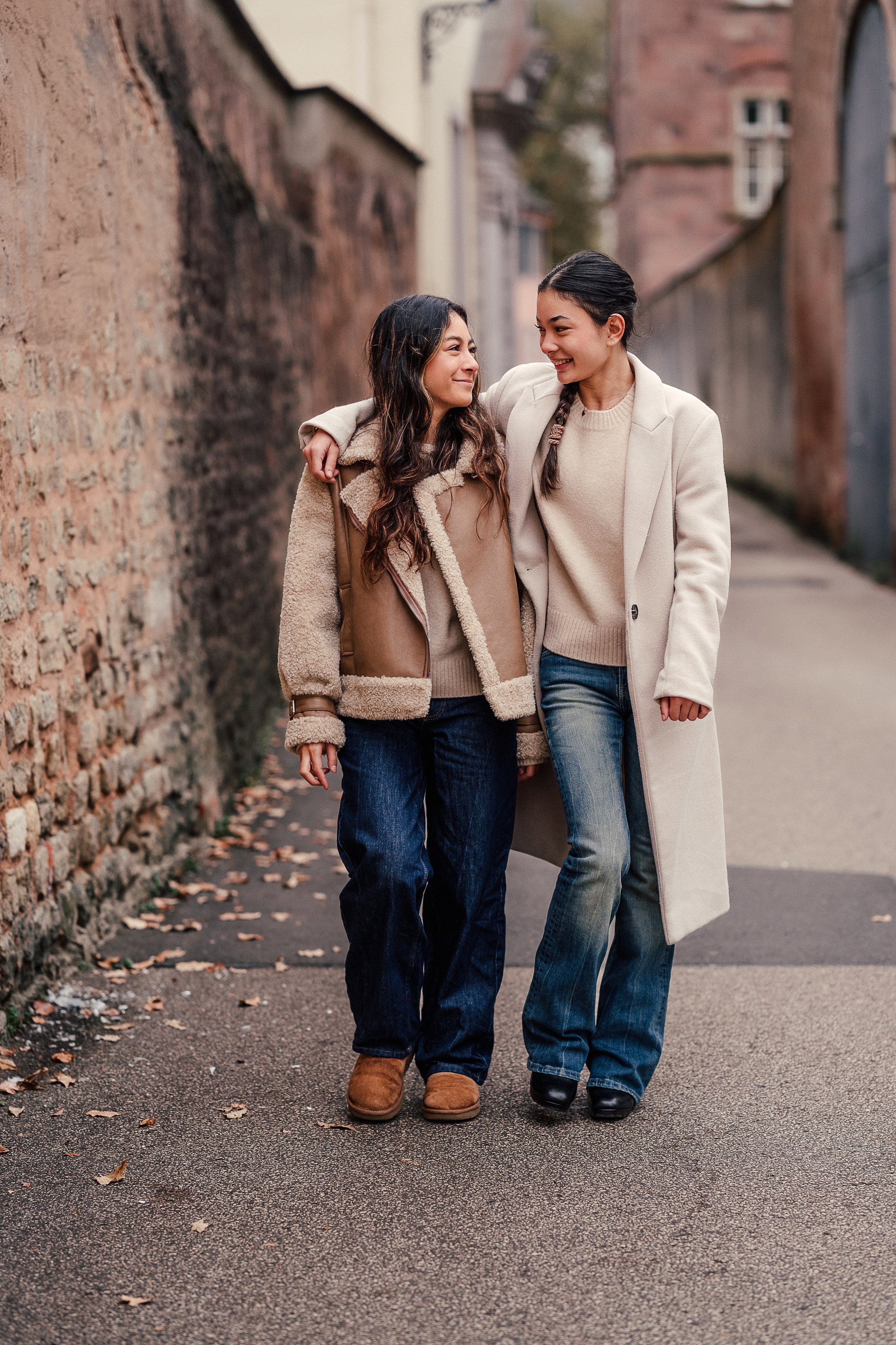Town walk. Family, conceptual women portrait photograher in Geneva, Switzerland