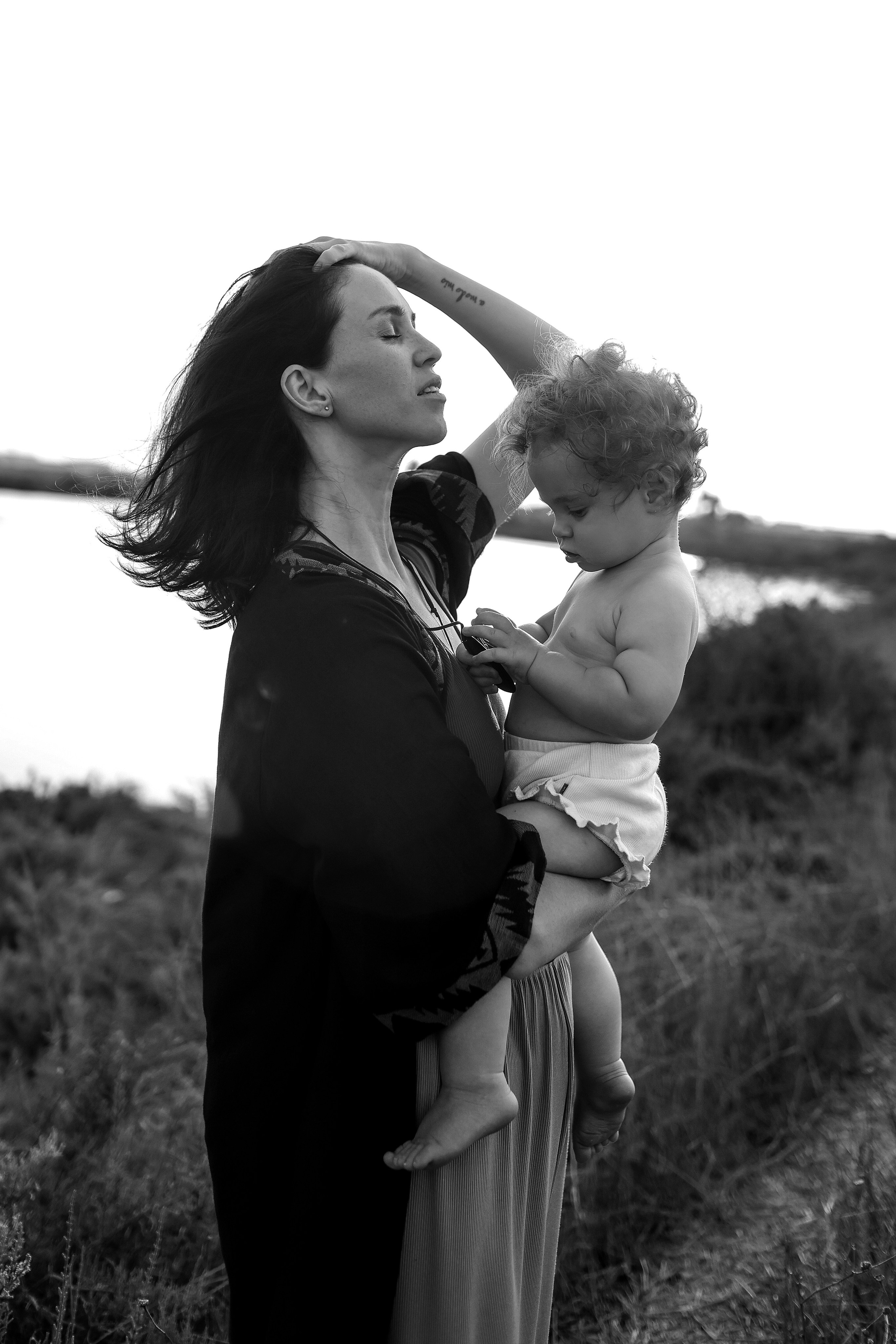 Little curls in Atlit. Family photographer in Israel