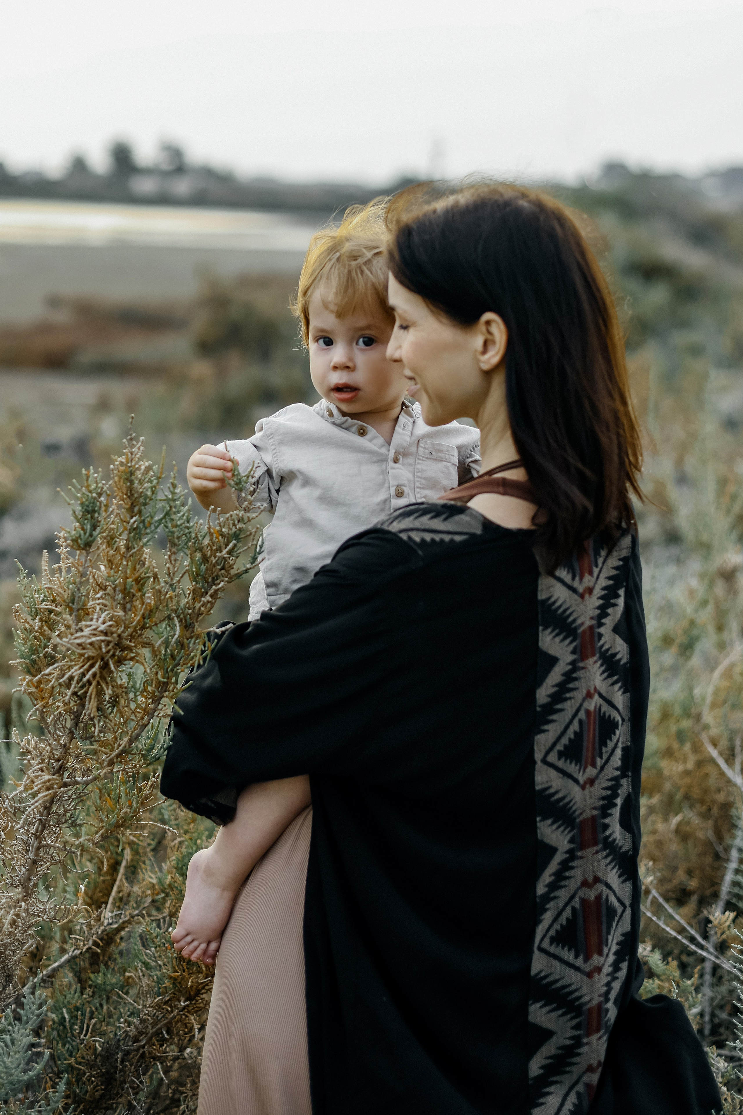 Little curls in Atlit. Family photographer in Israel
