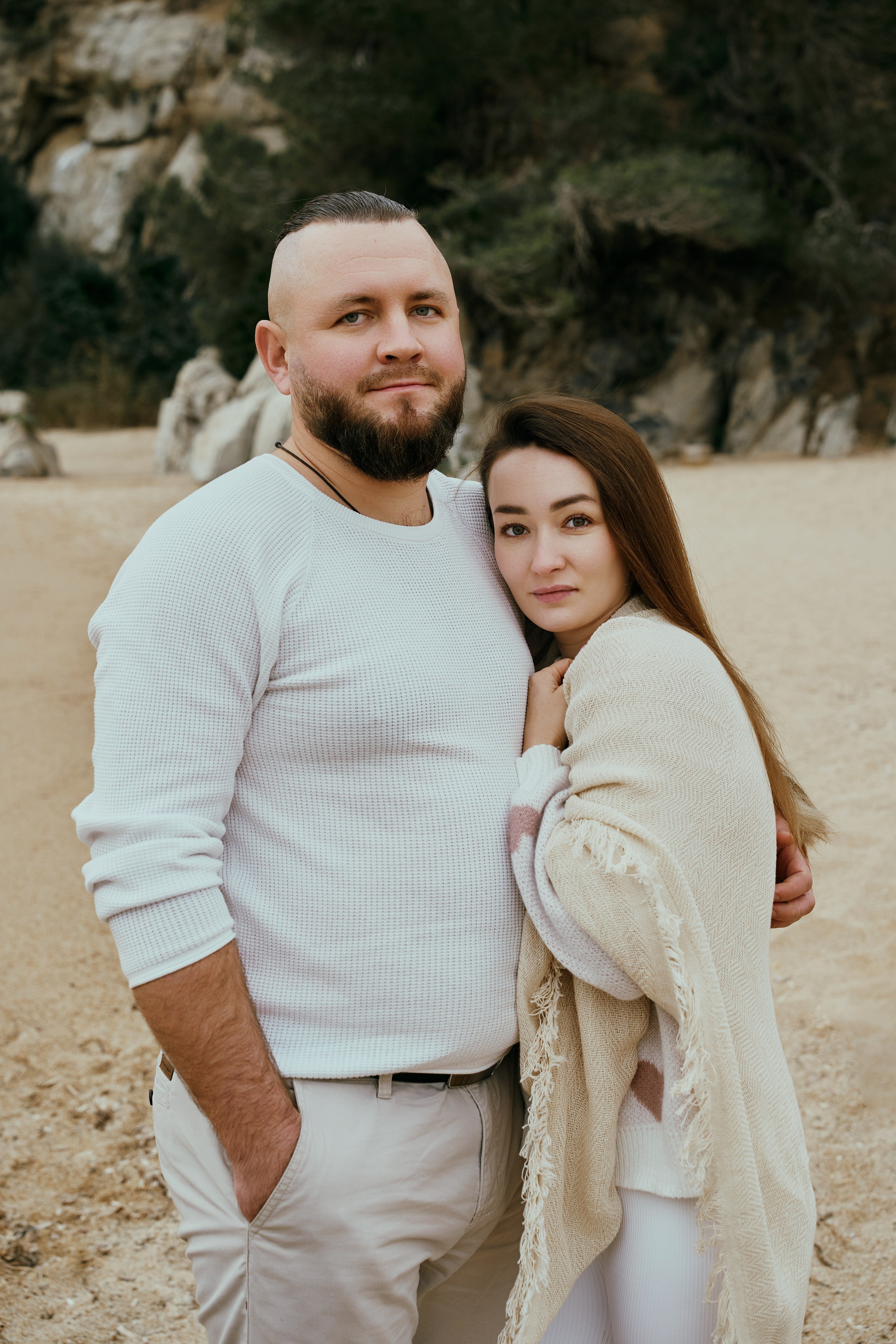 Рождество на пляже. Большая семья. Фотограф в Барселоне Жанна Захарченко