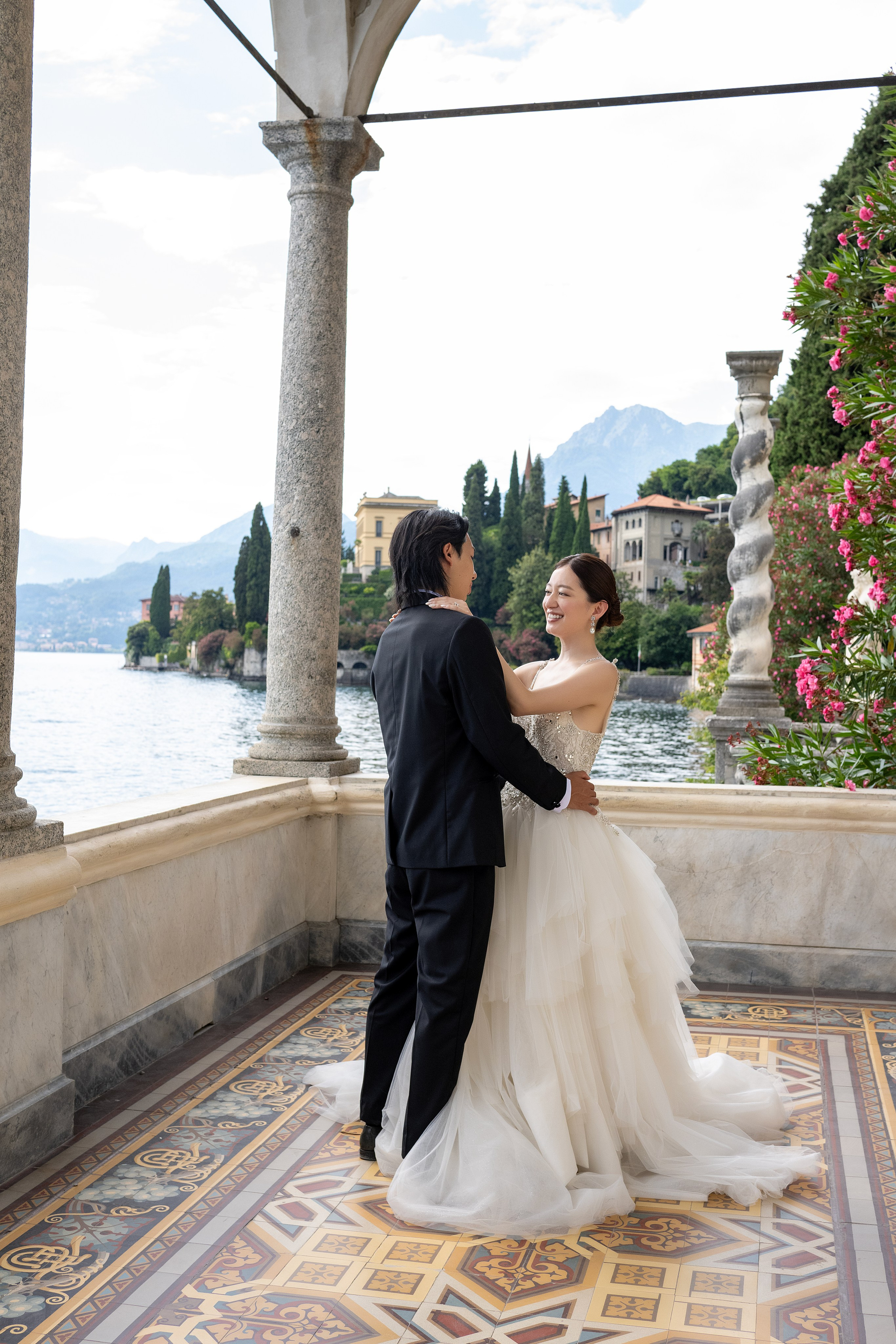 Villa Monastero. Fotografo matrimonio Lago di Como Ferrari Media Production