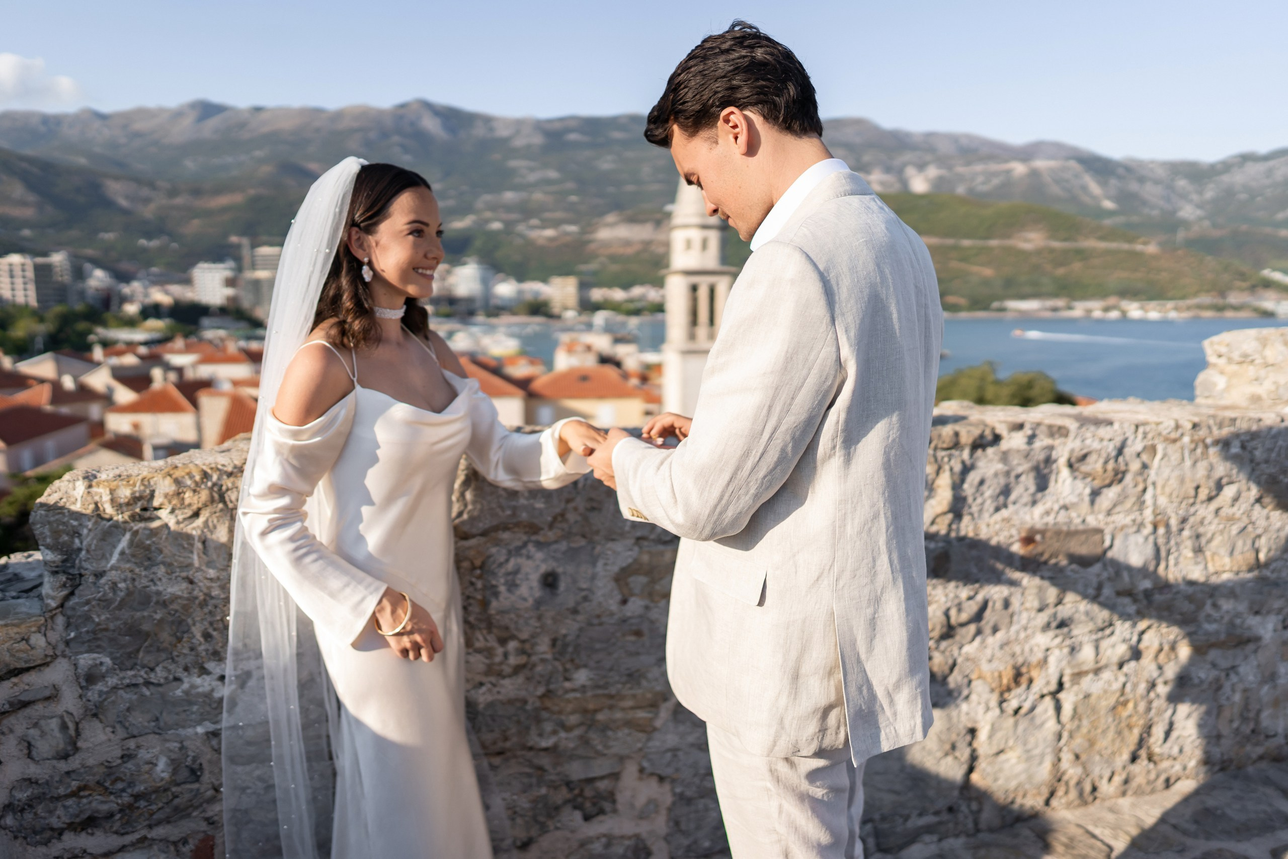 Budva Wedding Photoshoot. Bryllupsfotograf og videograf i Montenegro | Maria & Vasilii