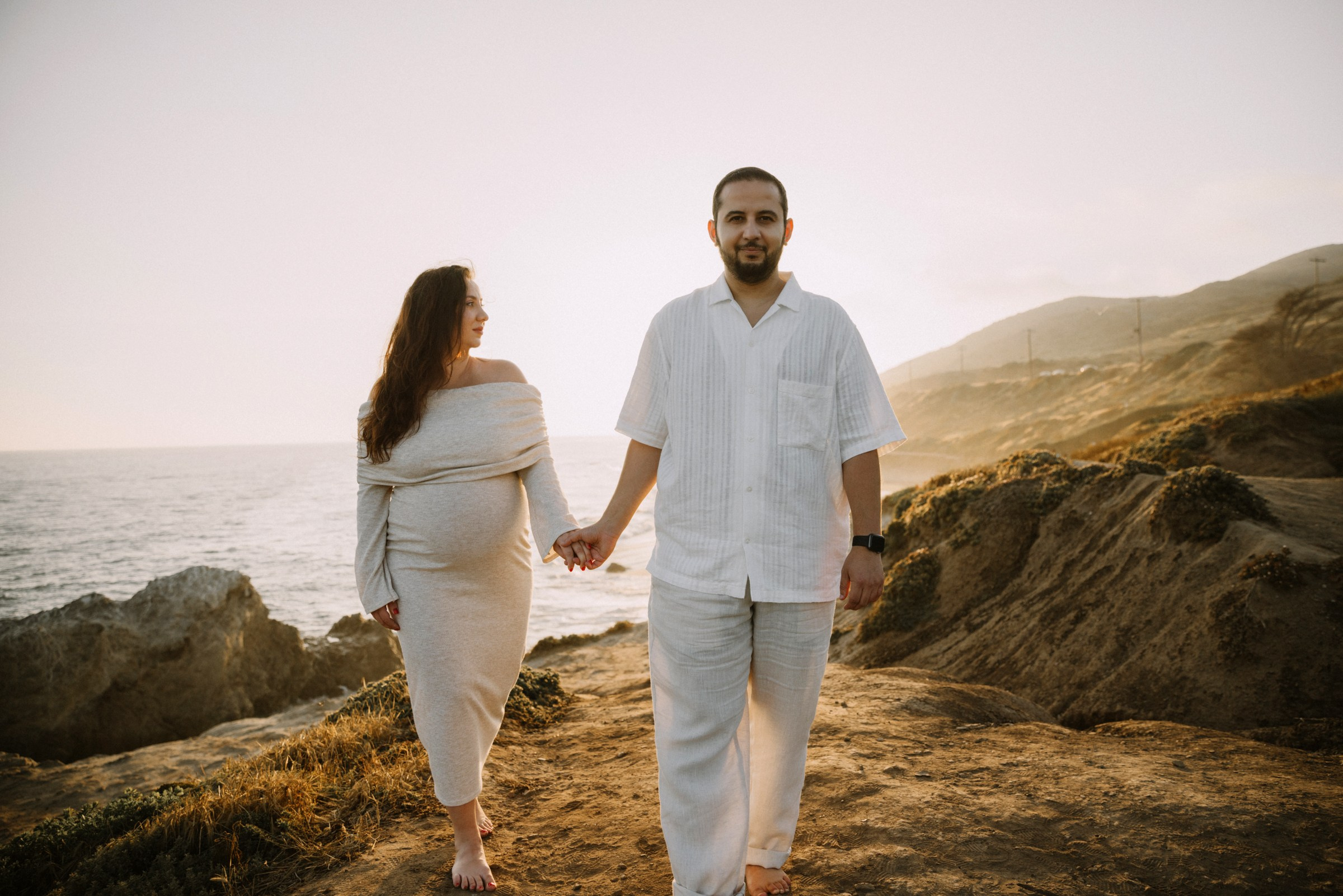 Maternity Photoshoot at Leo Carrillo Beach, Malibu | Taya Frank. Southern California Family and Couple Photographer