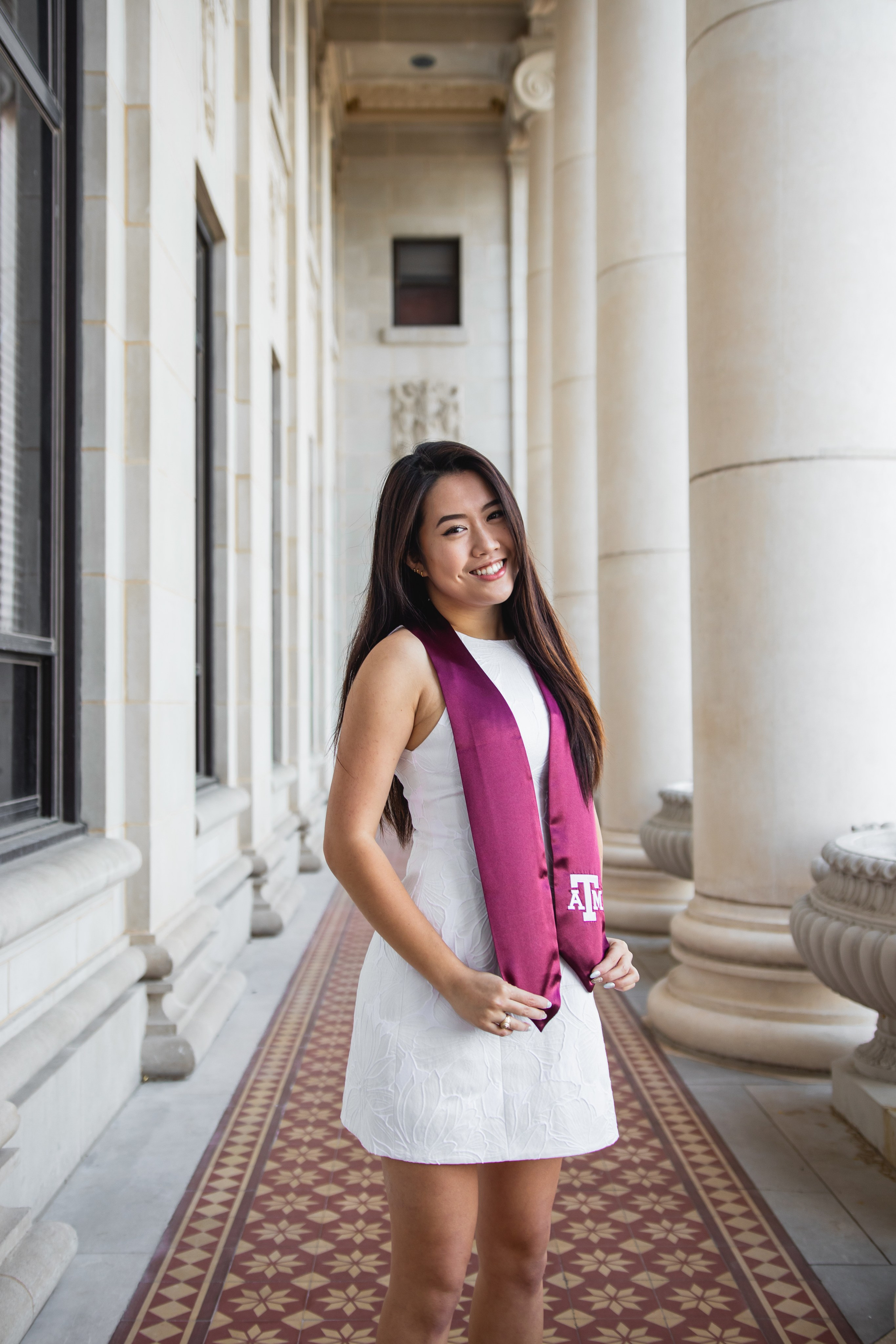 Kelly's senior photoshoot at Texas A&M University
