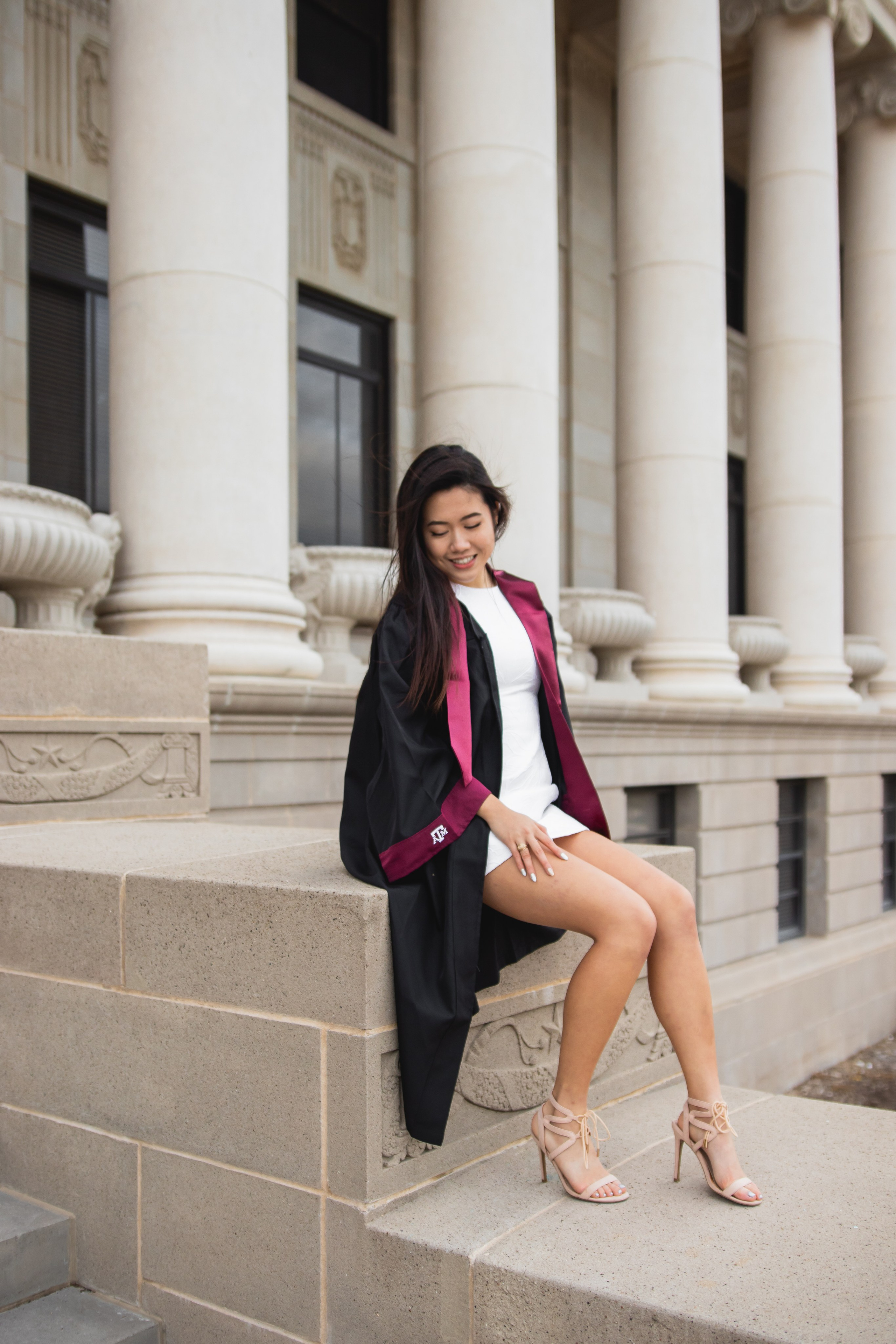 Kelly's senior photoshoot at Texas A&M University