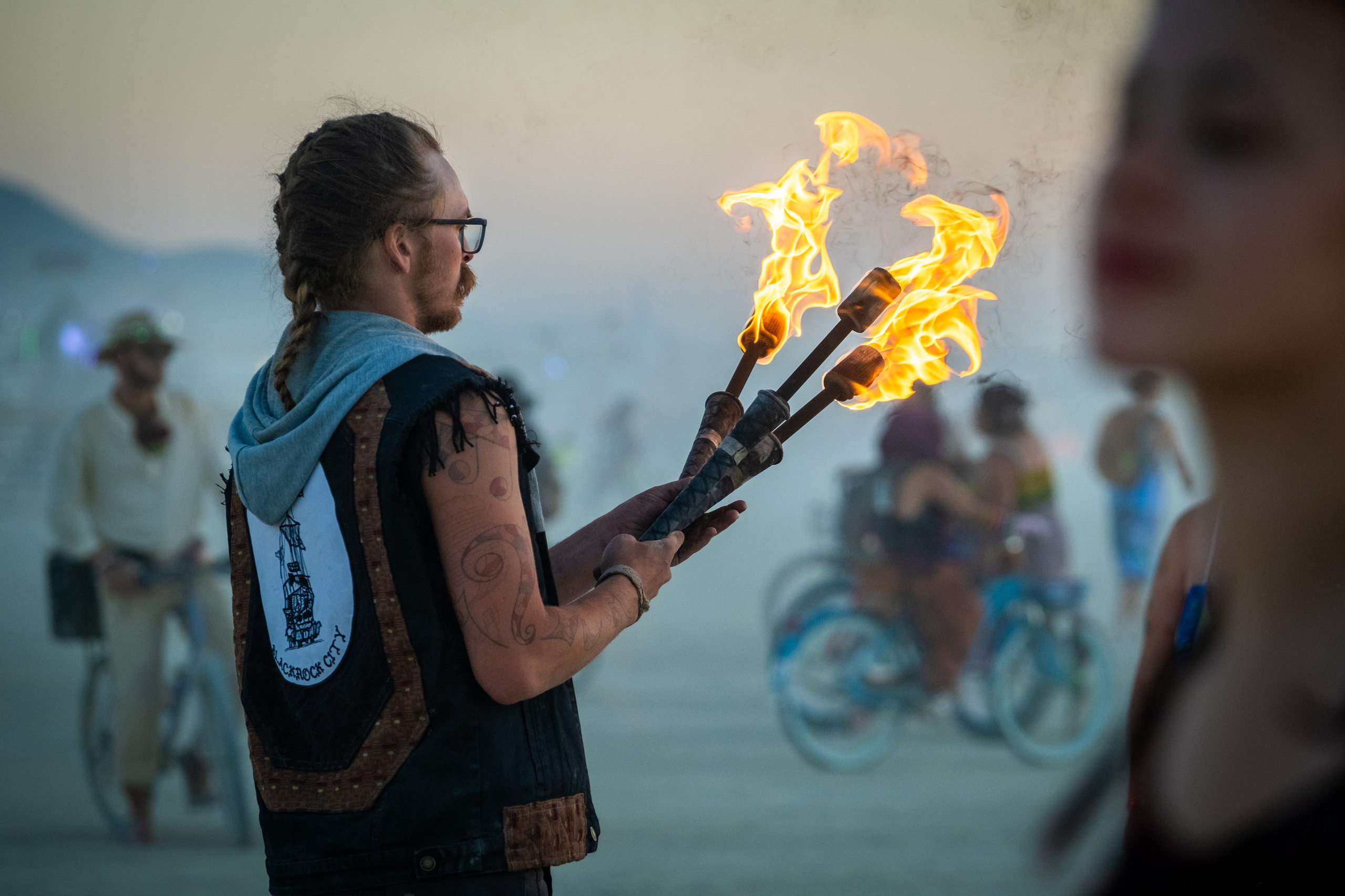 BURNING MAN 2024. Reportage concert portrait photography in the San Francisco Bay Area