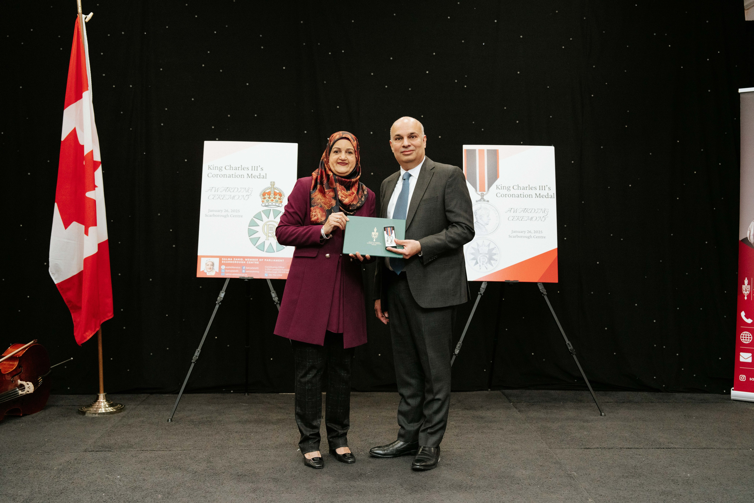 King Charles Coronation Medal Awarding Ceremony. MISAJA MEDIA