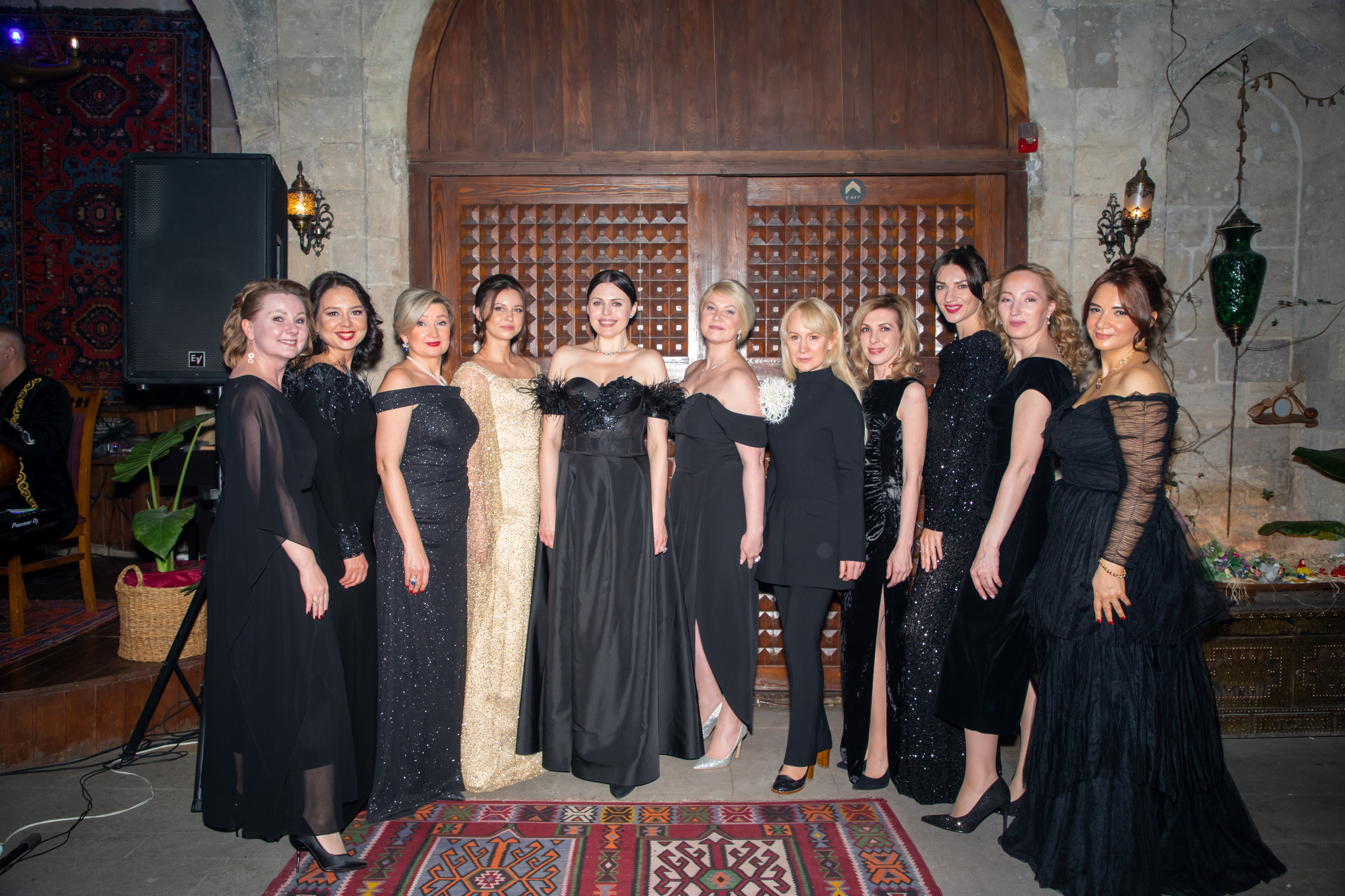 Gala-Dinner with the French Countess, the main etiquette expert Marie de Tilly. Baku Photographer