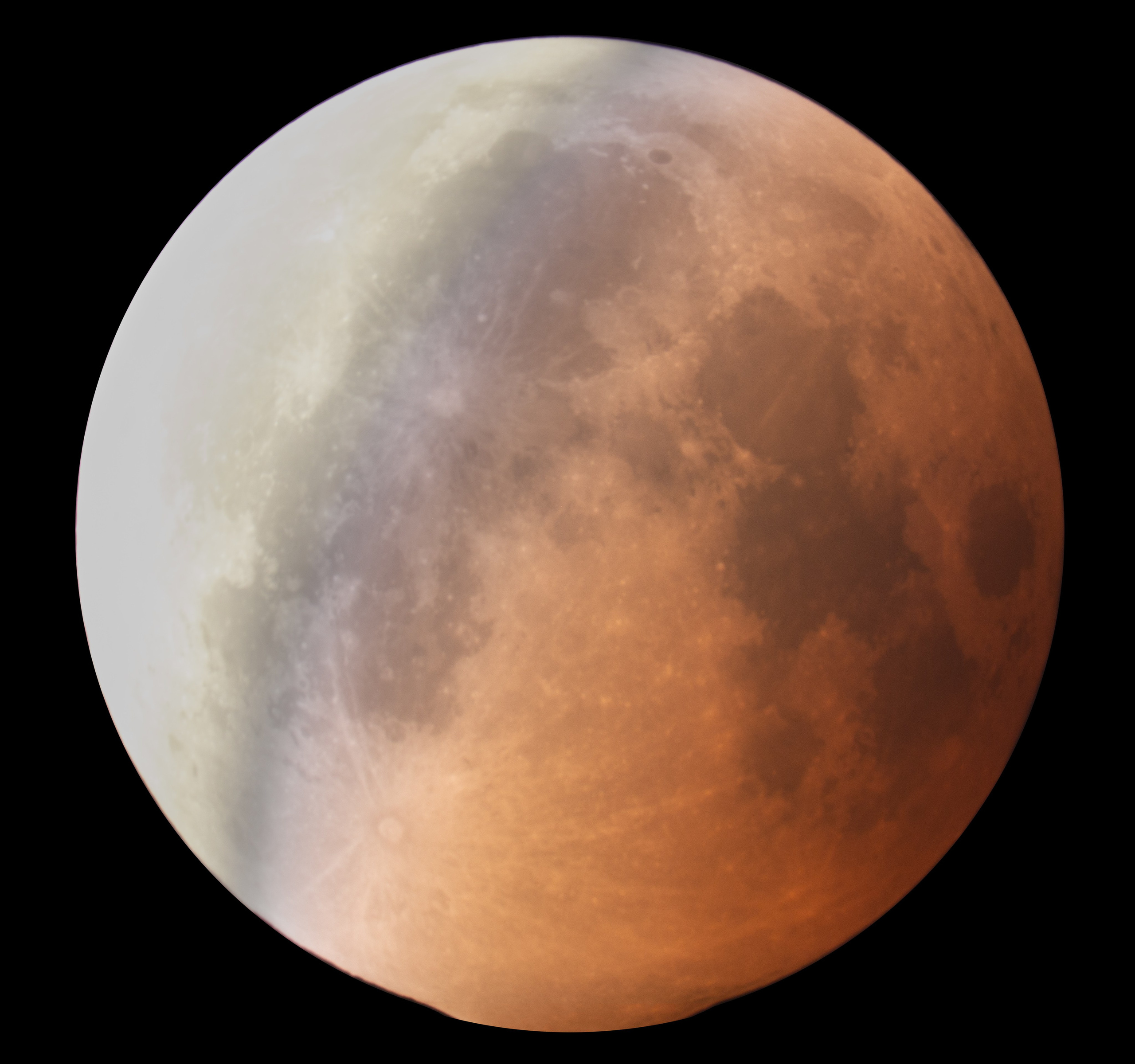 Qanlı Ay — Ay tutulması. Həvəskar Astronomlar Cəmiyyəti — Astronomy.az