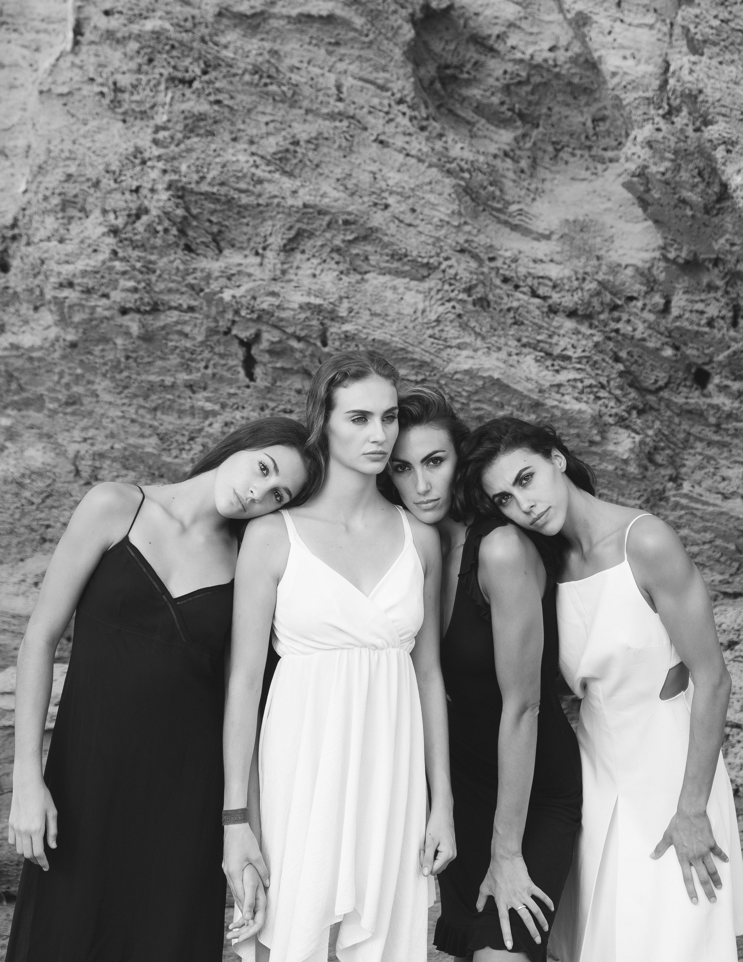 Sisters on the beach