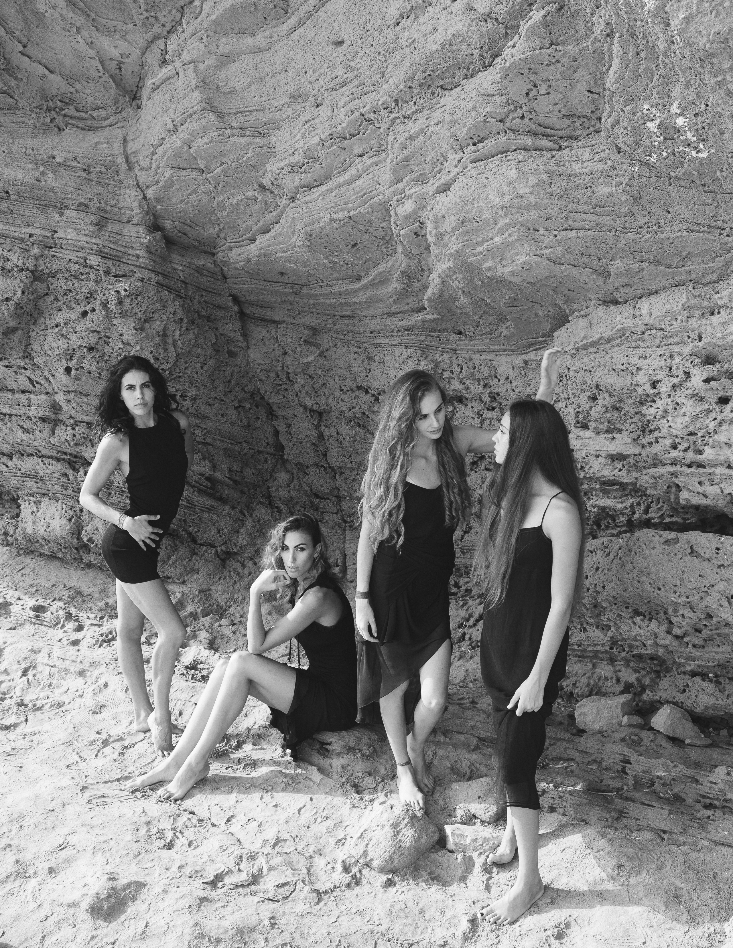 Sisters on the beach