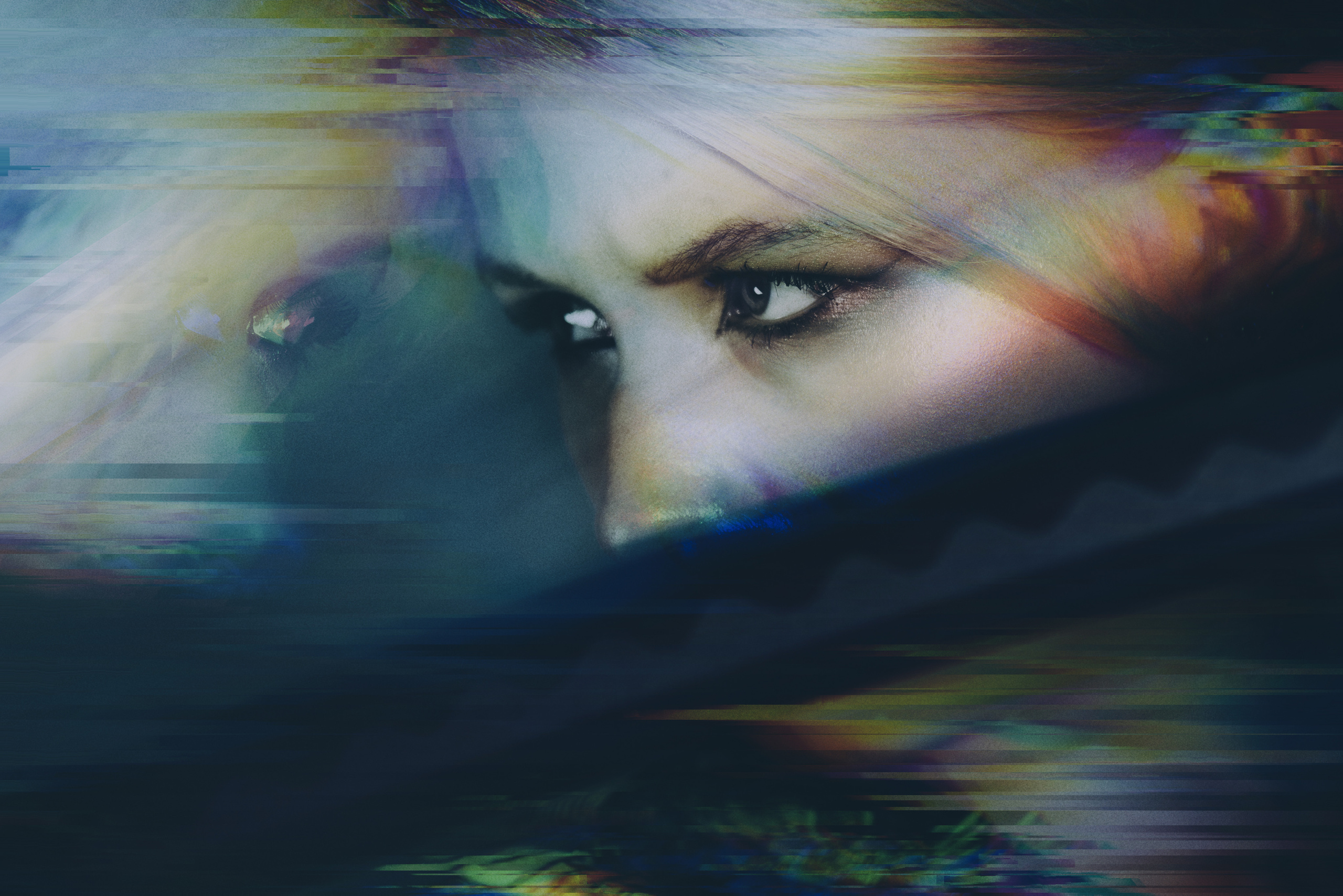 Креативная студийная фотосессия Женщина-Воин-Самурай